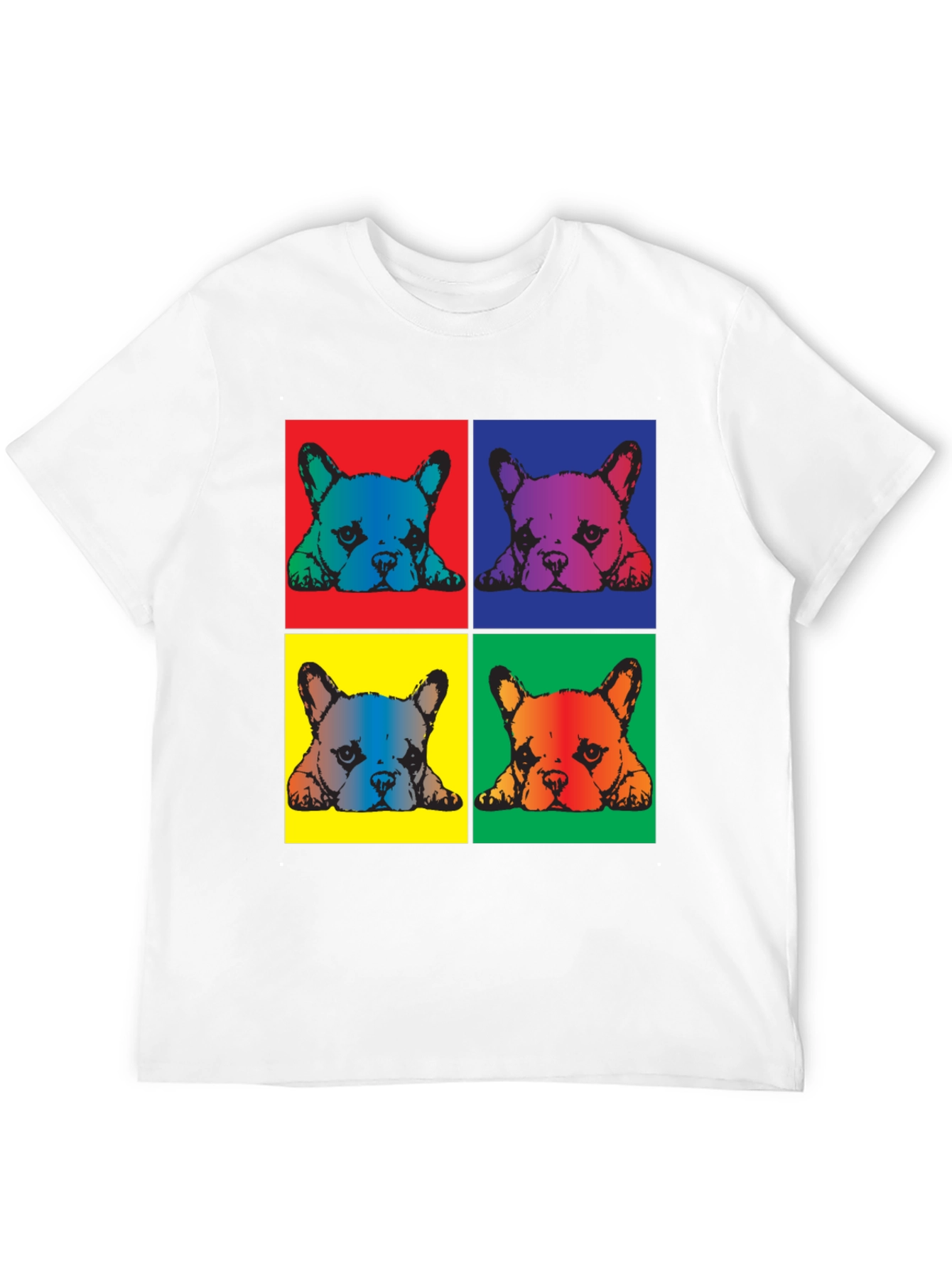 Pop Art French Bulldog Graphic Tee