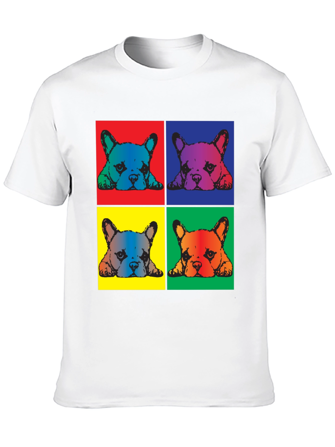 Pop Art French Bulldog Graphic Tee