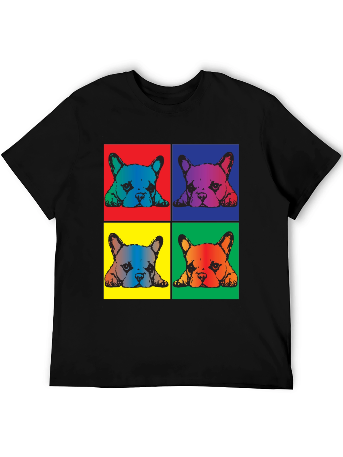 Pop Art French Bulldog Graphic Tee