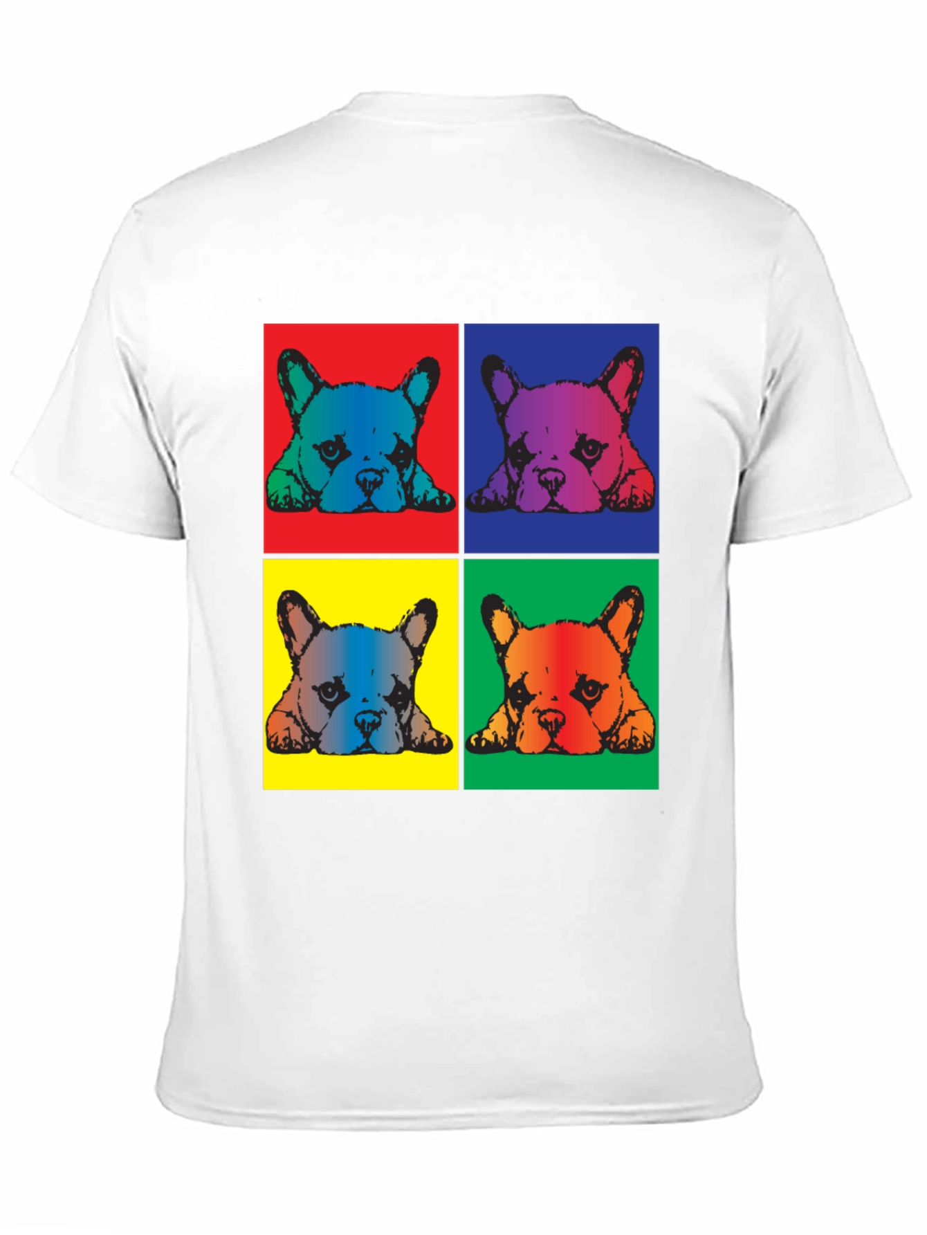 Pop Art French Bulldog Graphic Tee