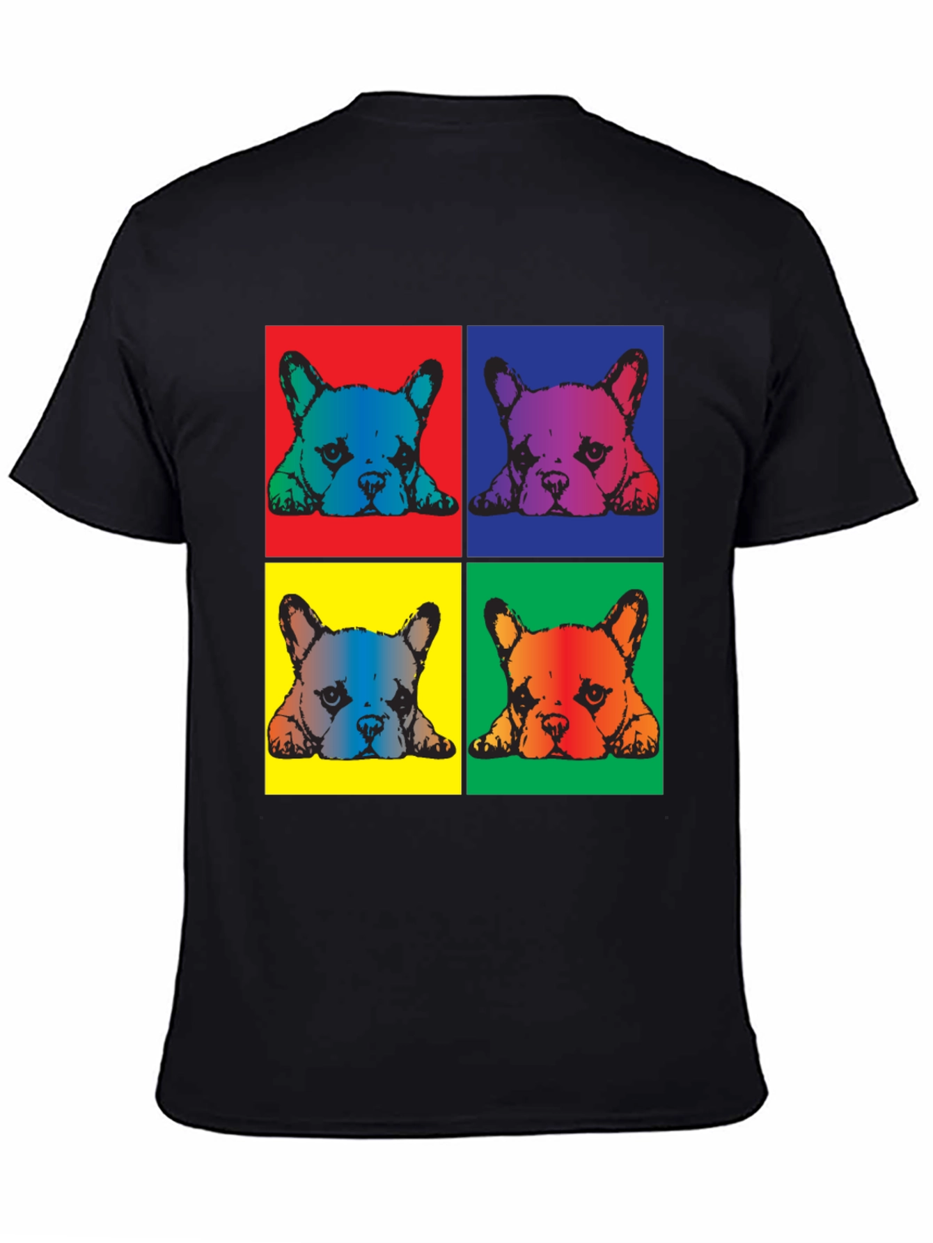 Pop Art French Bulldog Graphic Tee