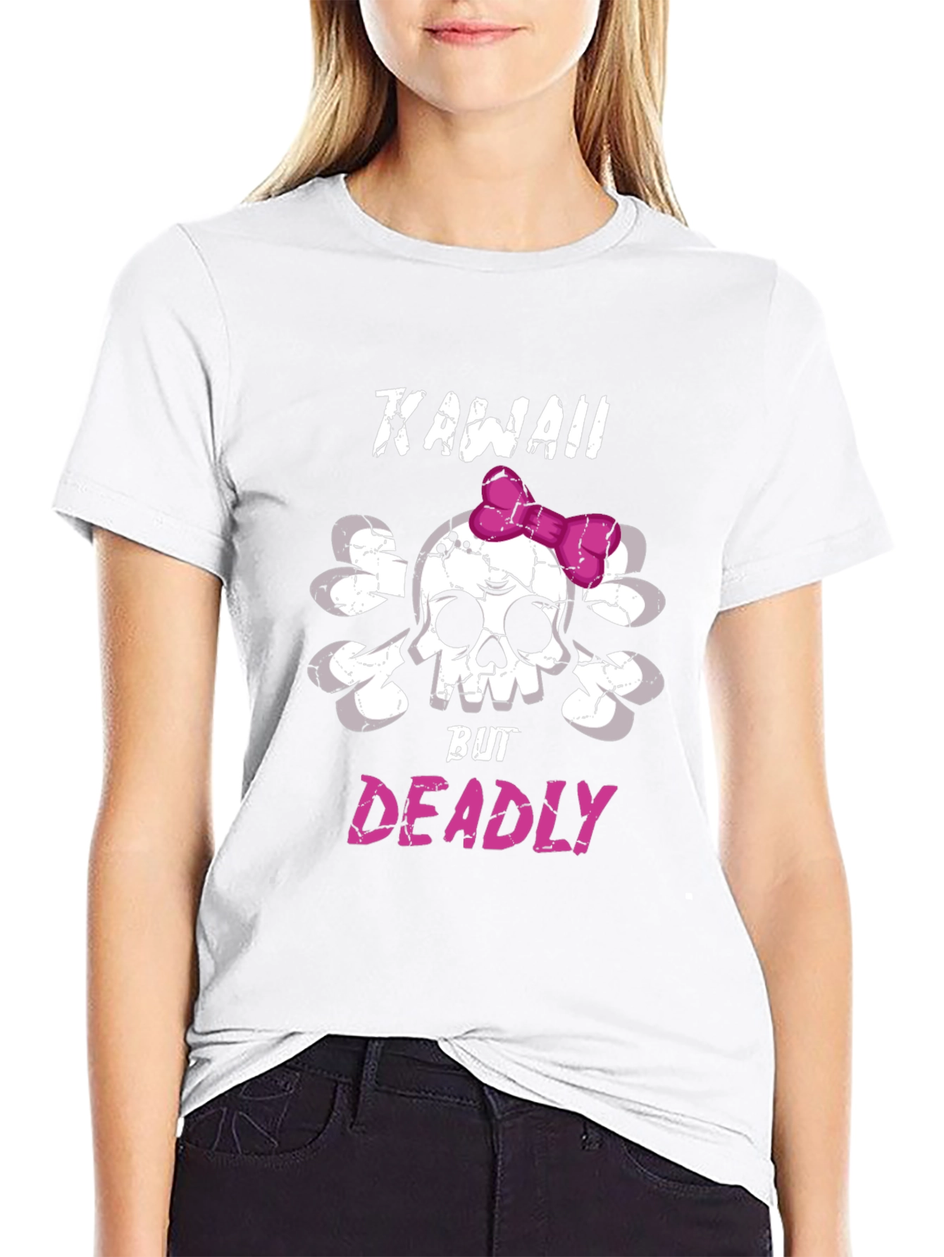 Kawaii But Deadly Skull T-Shirt