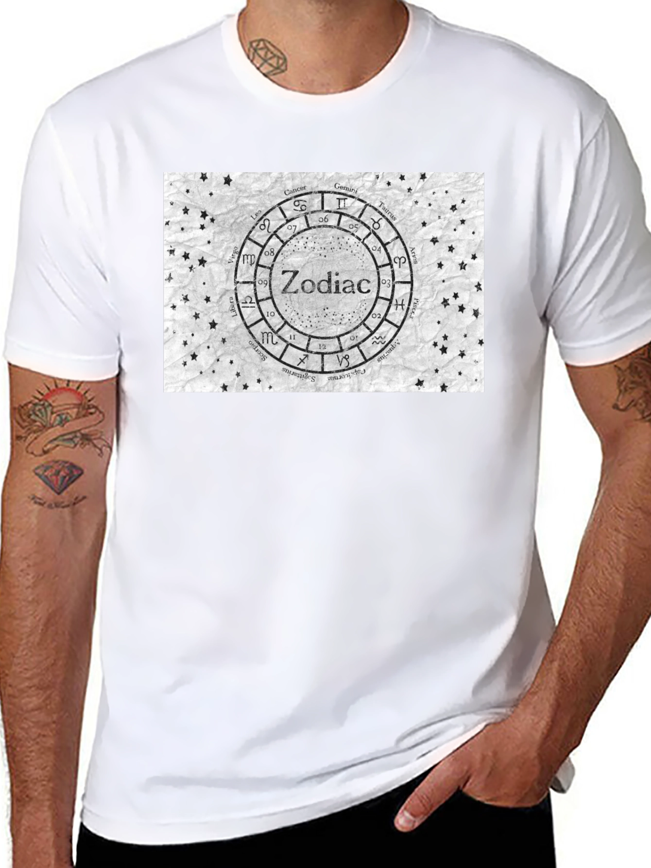 Zodiac Symbol T-Shirt - Astrology Sign Tee
