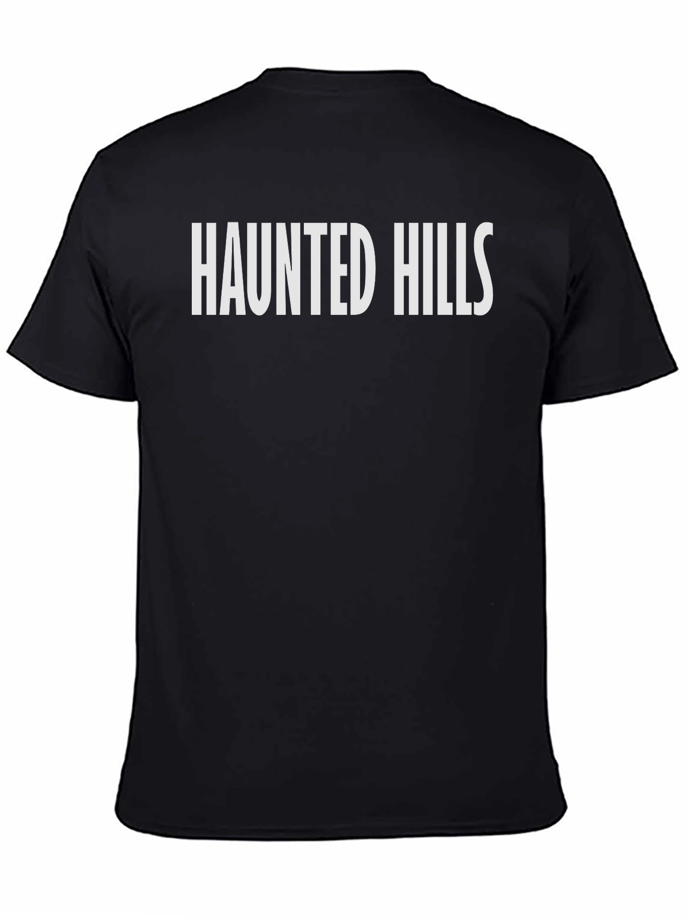 Haunted Hills Graphic Tee - Classic Black T-Shirt
