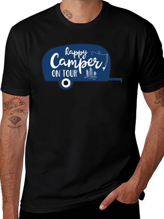 Happy Camper On Tour Graphic T-Shirt