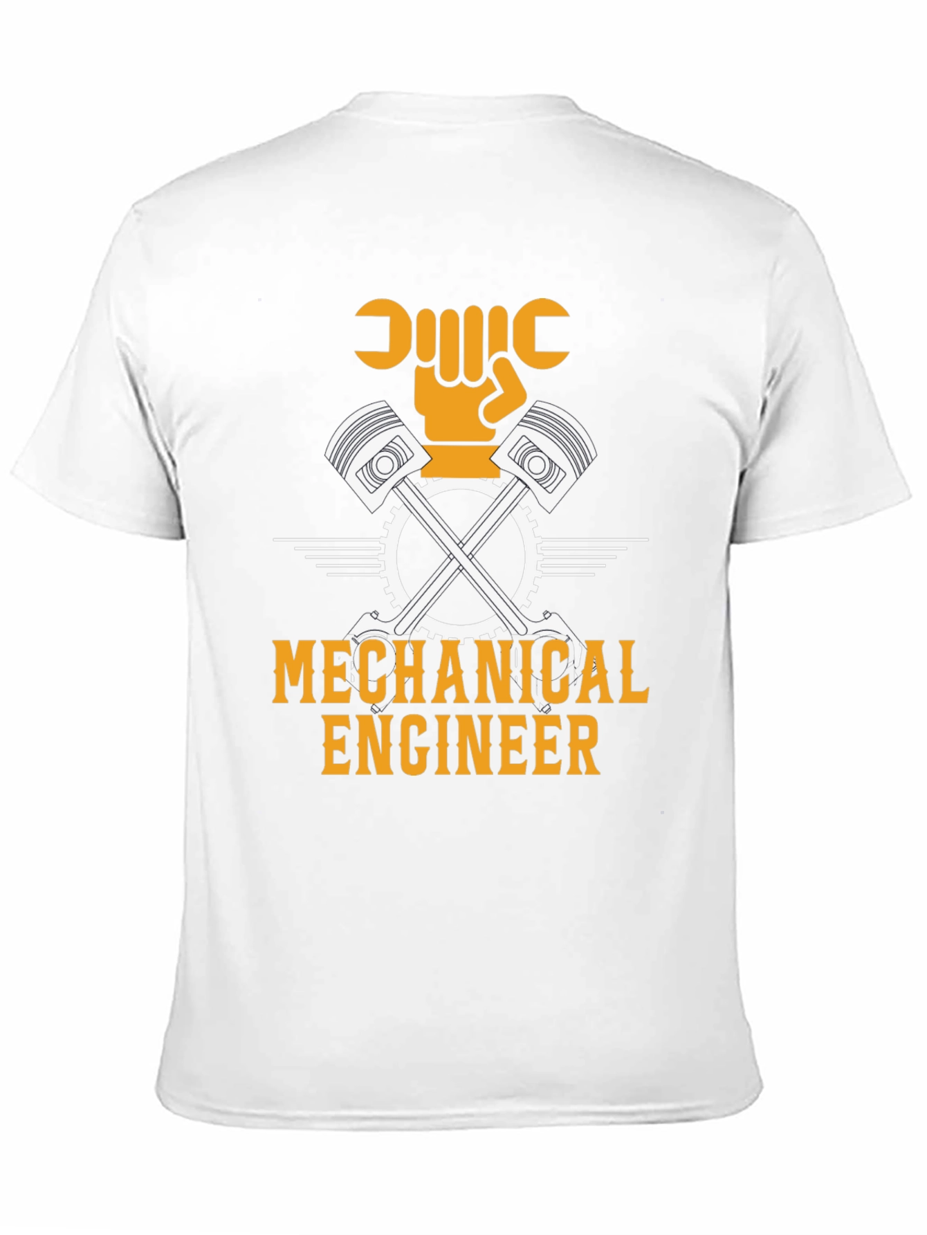 Mechanical Engineer T-Shirt - Black Cotton Blend