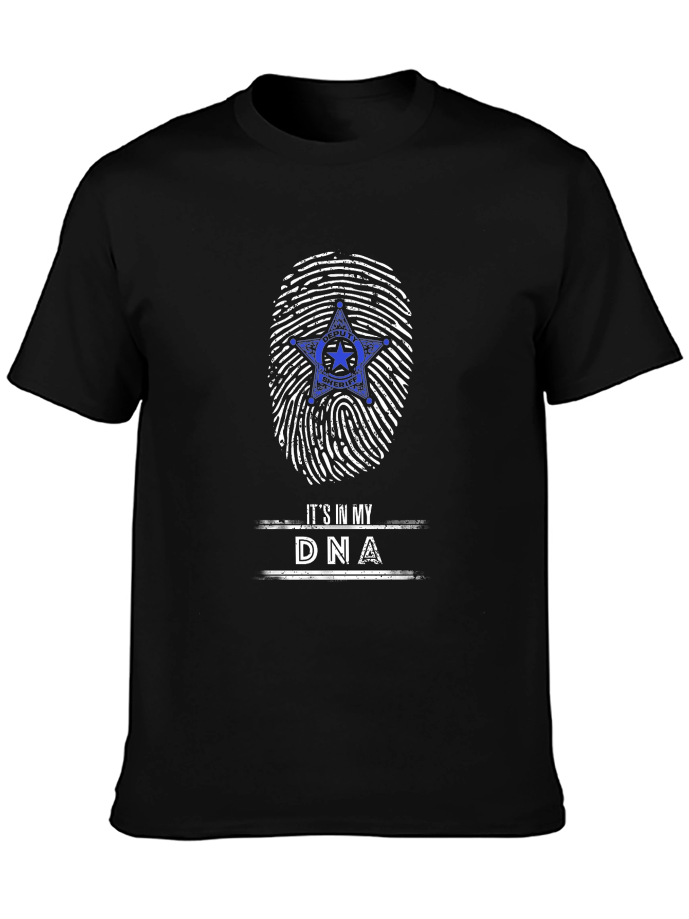 Sheriff Star DNA T-Shirt - Law Enforcement Pride