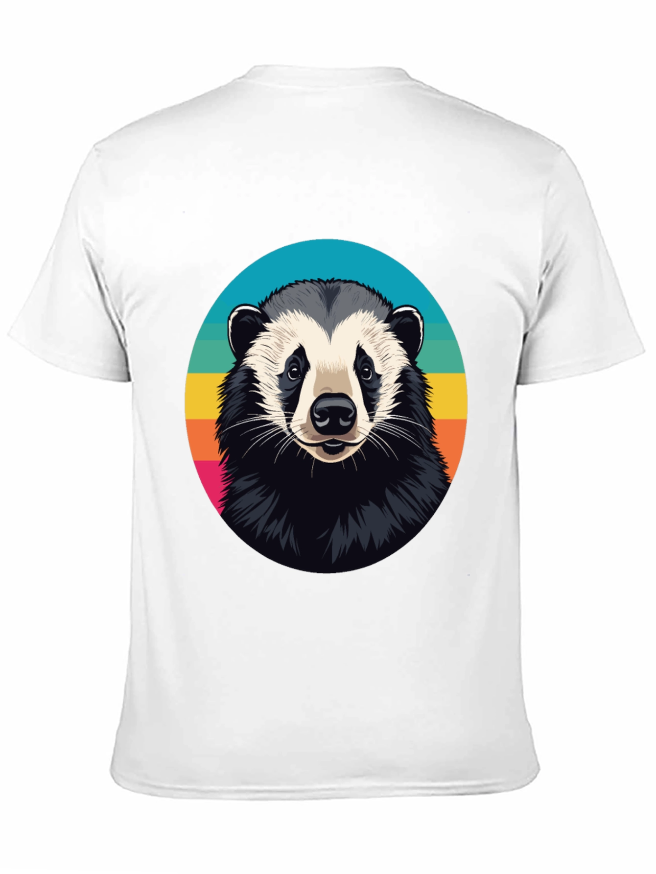 Cool Badger Graphic Tee - Unisex Black T-Shirt