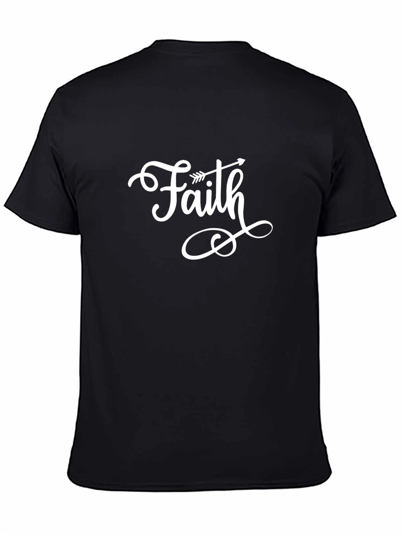 Faith Arrow Graphic T-Shirt - Black