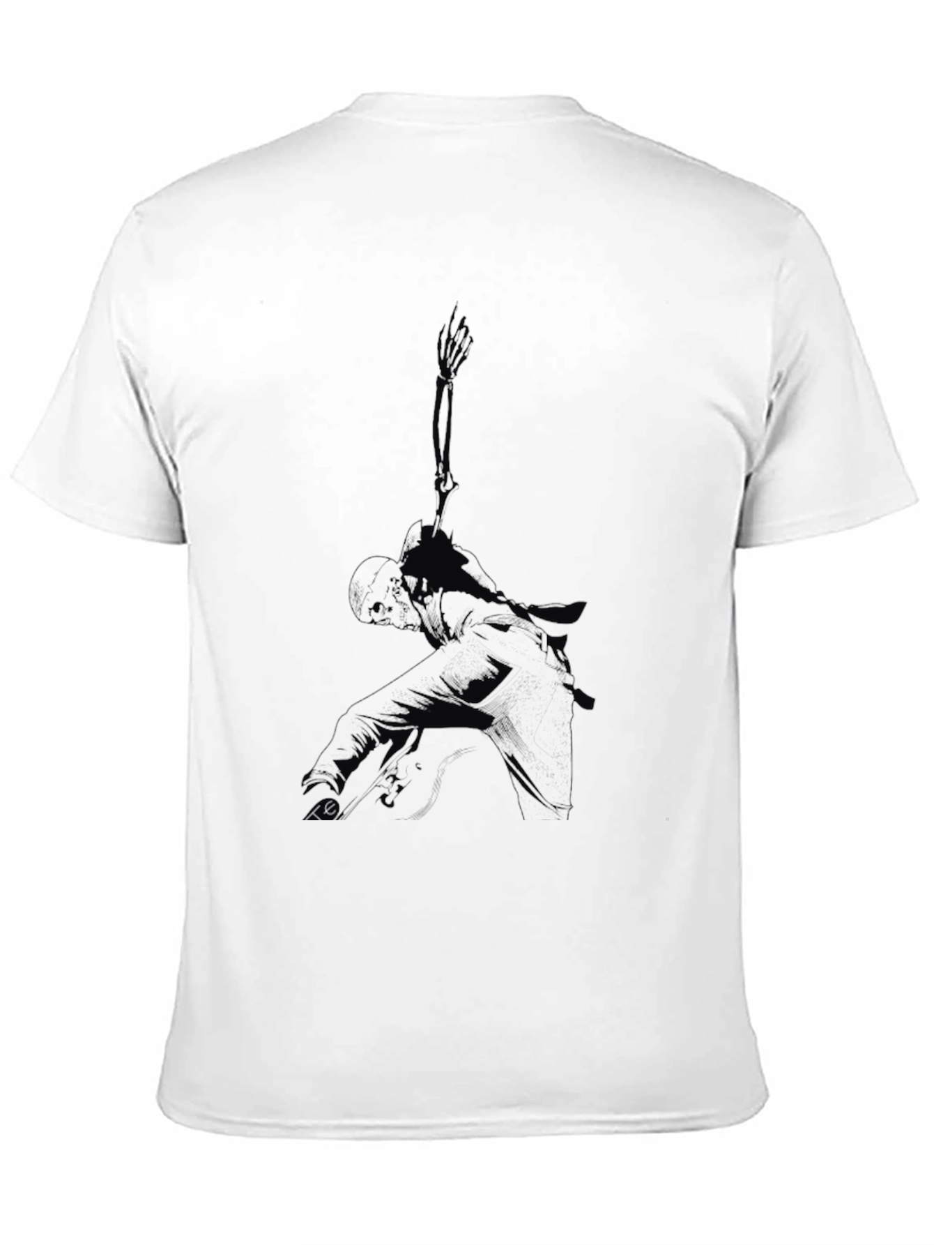 Mens Black Graphic Tee - Urban Style