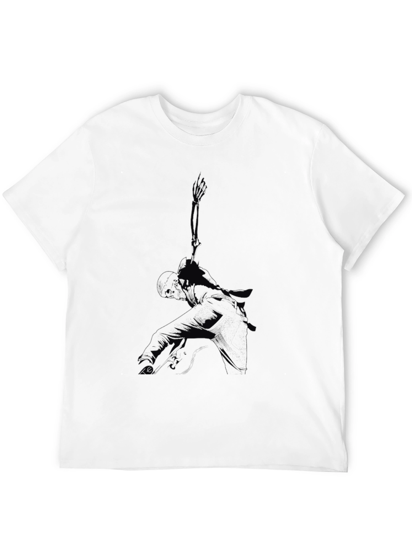 Mens Black Graphic Tee - Urban Style
