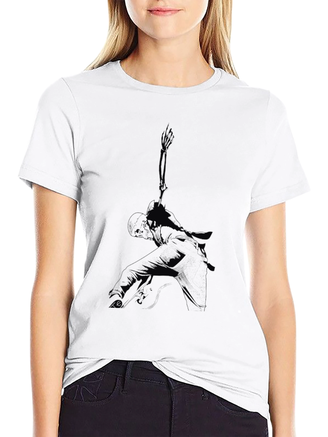 Mens Black Graphic Tee - Urban Style