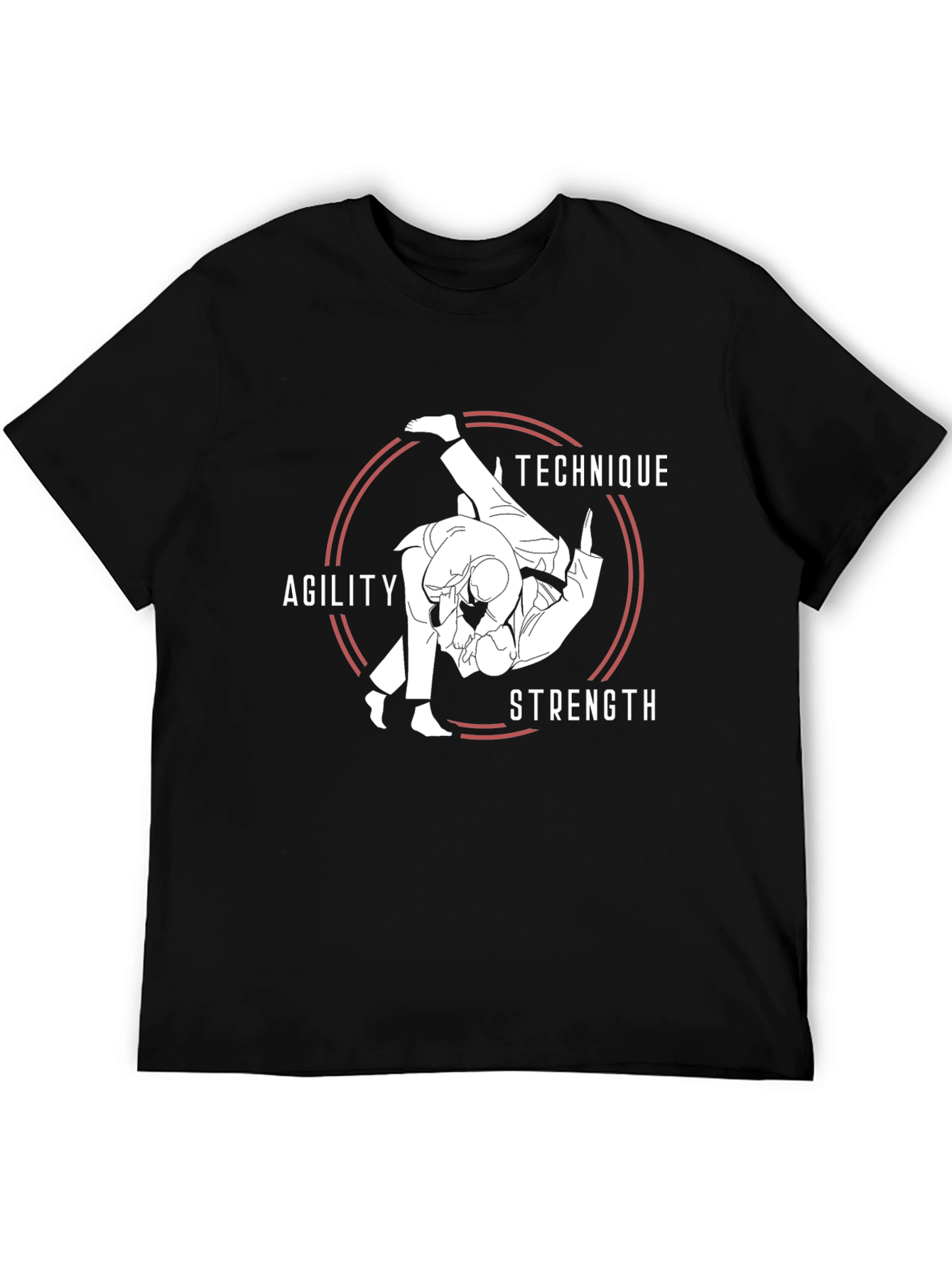Judo Technique T-Shirt - Agility Strength Design