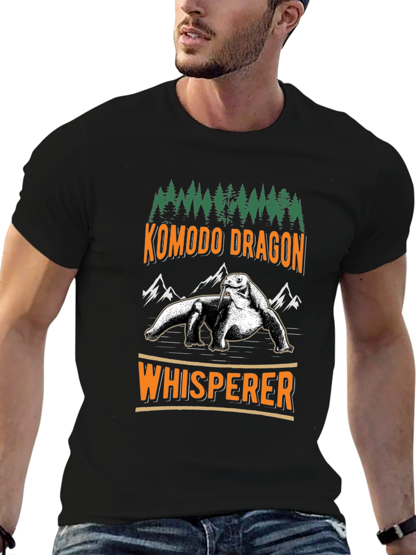Komodo Dragon Whisperer Graphic T-Shirt