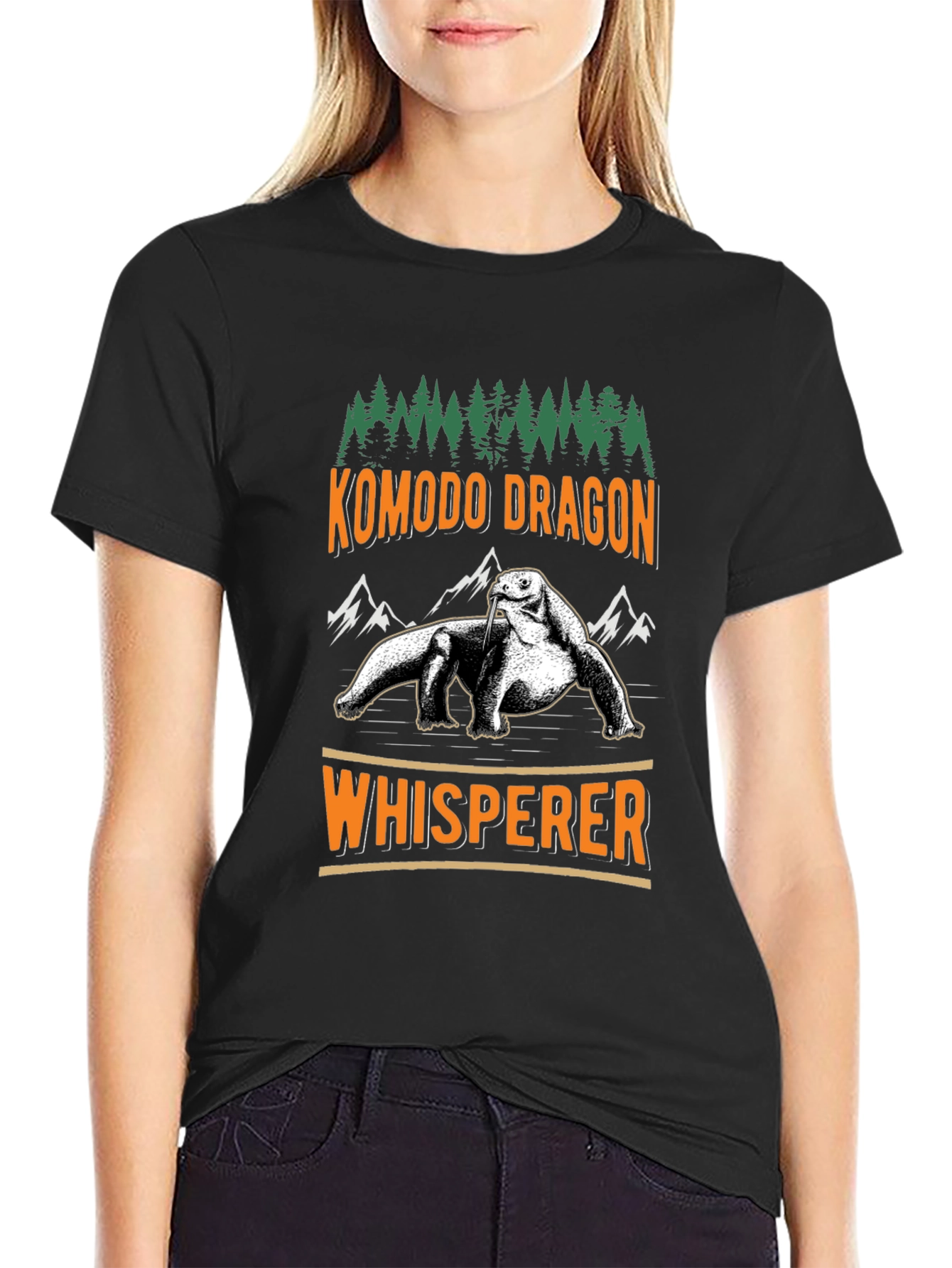 Komodo Dragon Whisperer Graphic T-Shirt