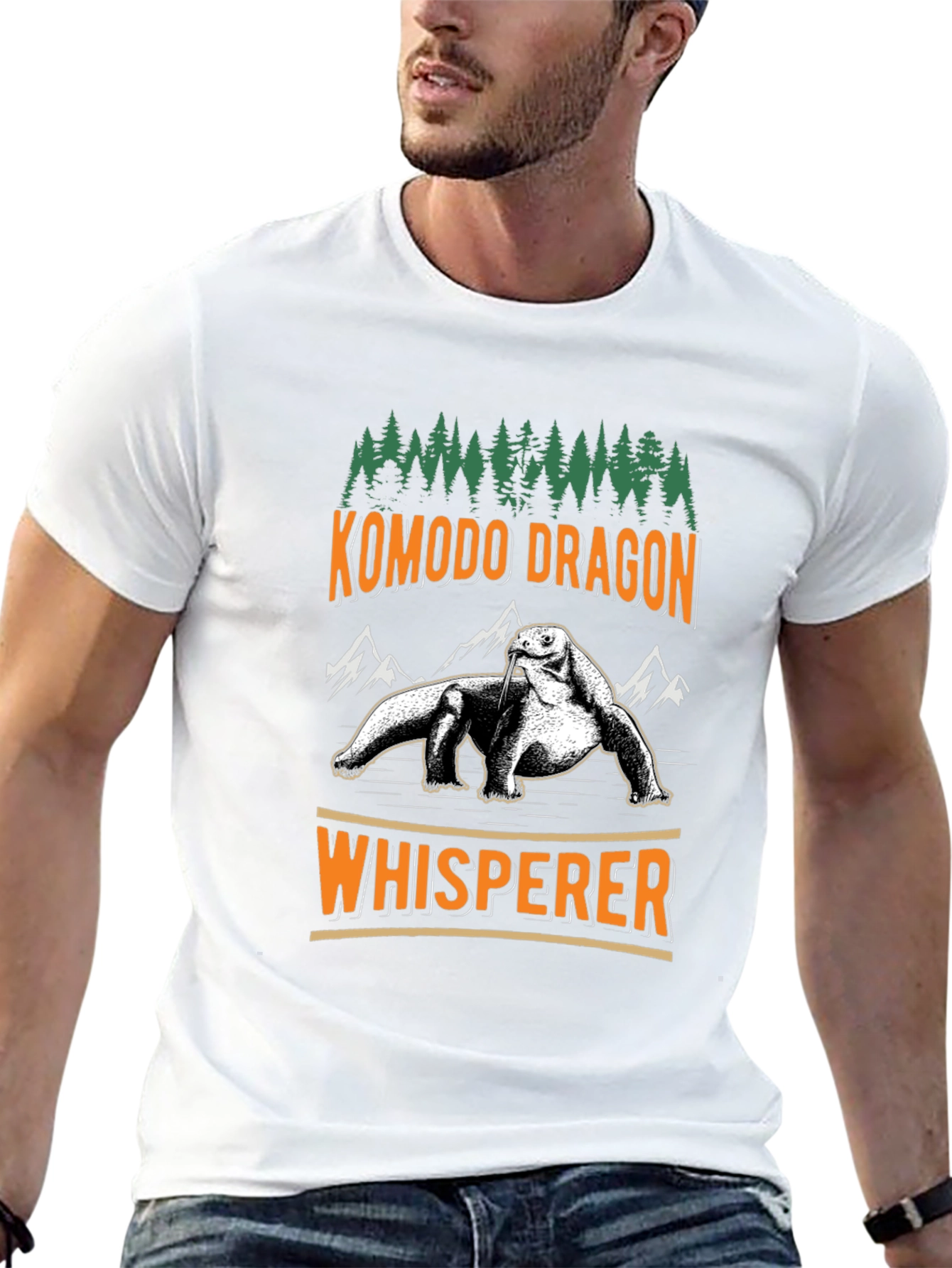 Komodo Dragon Whisperer Graphic T-Shirt