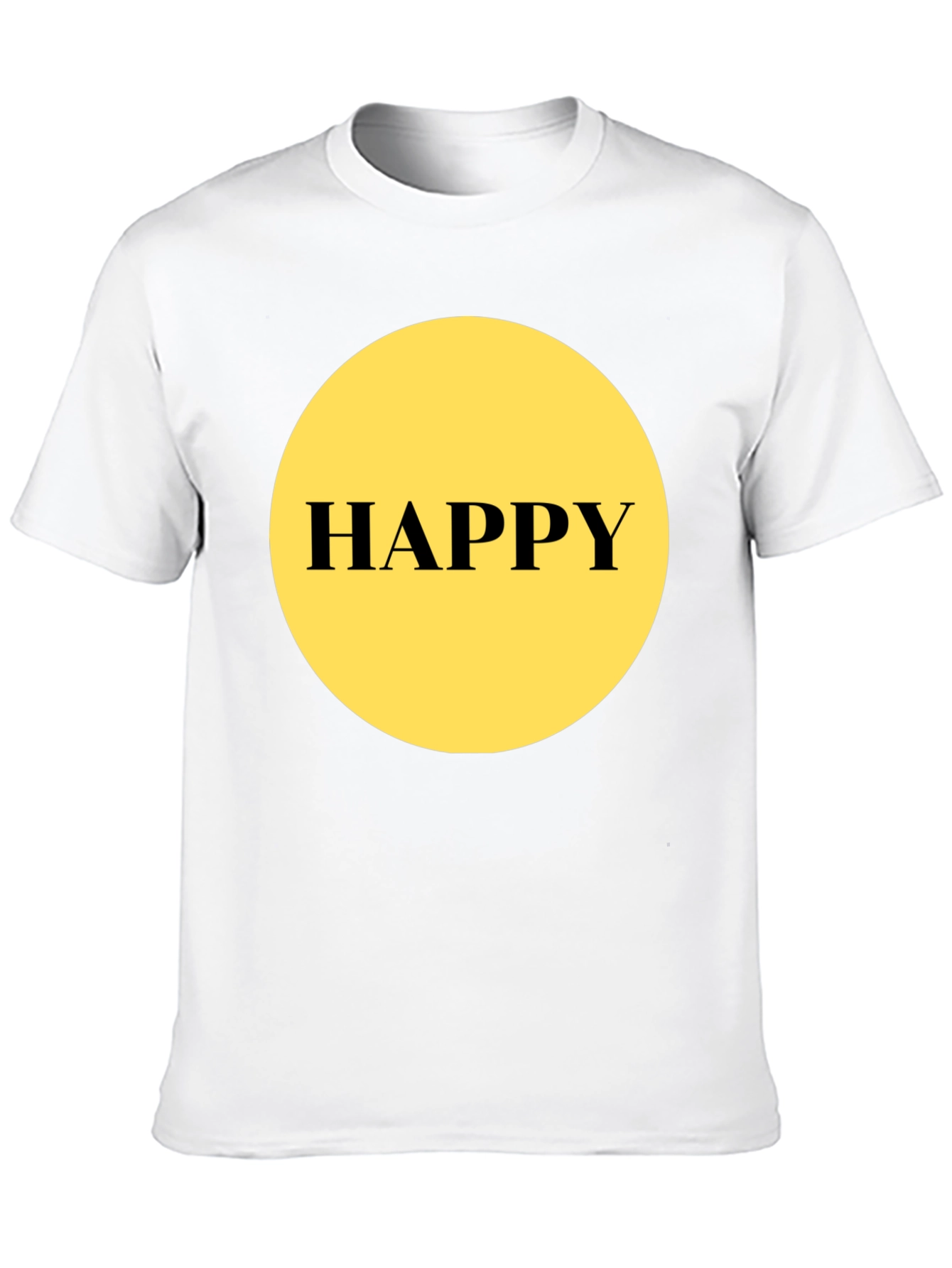 Happy Graphic T-Shirt - Black Unisex