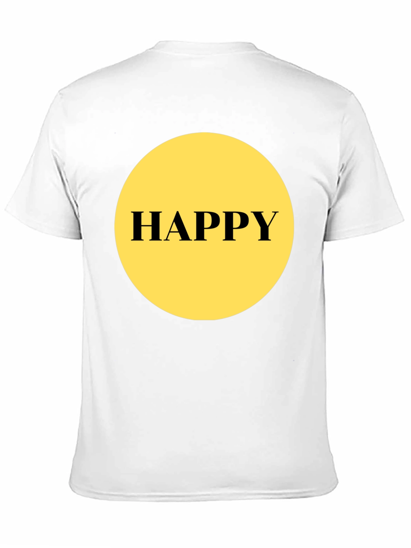Happy Graphic T-Shirt - Black Unisex