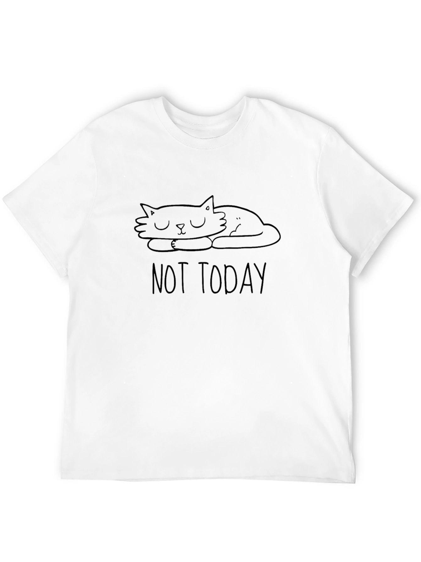 Not Today Cat T-Shirt - Unisex Graphic Tee
