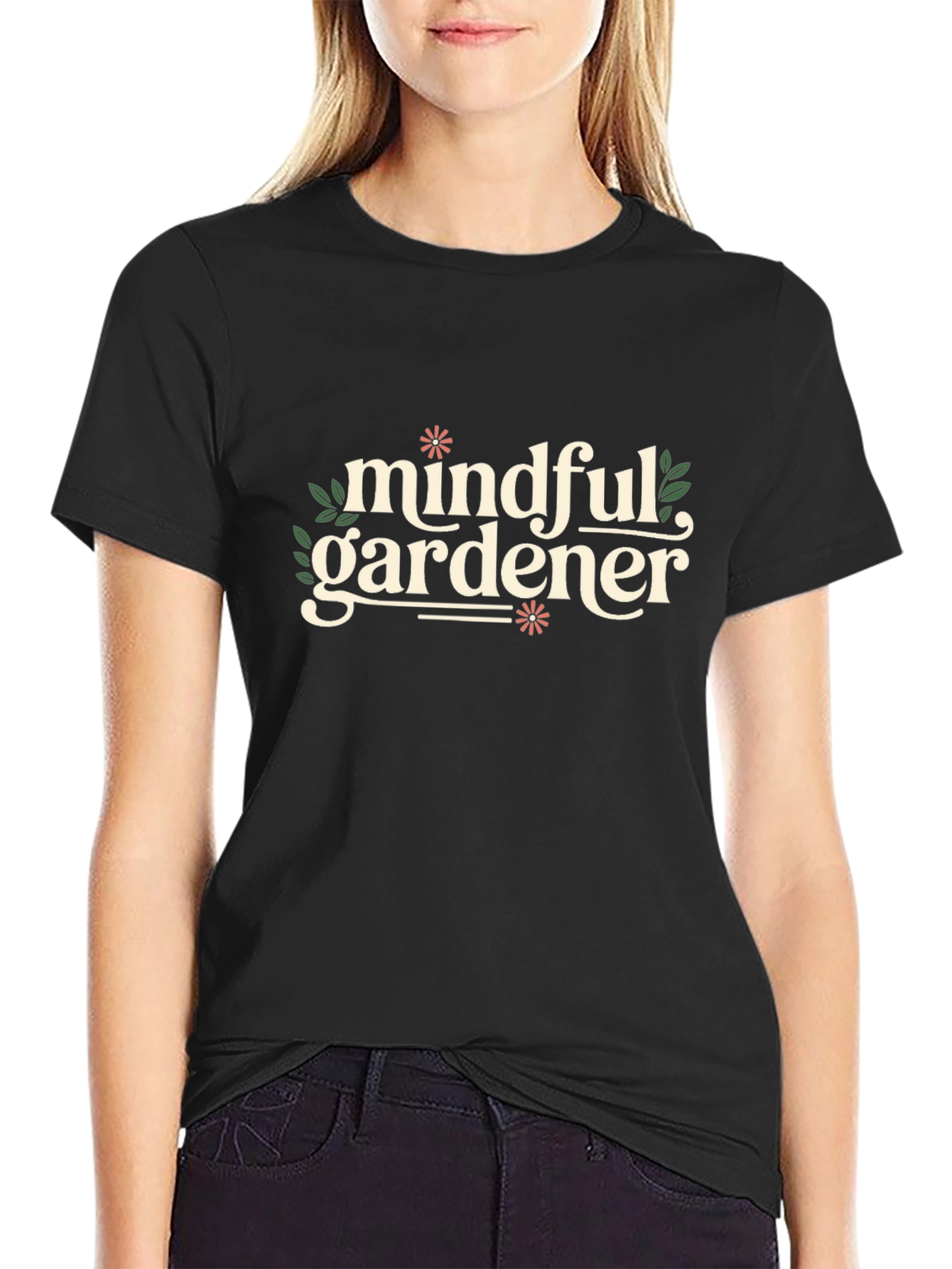 Mindful Gardener T-Shirt - Soft Cotton Nature Inspired Design
