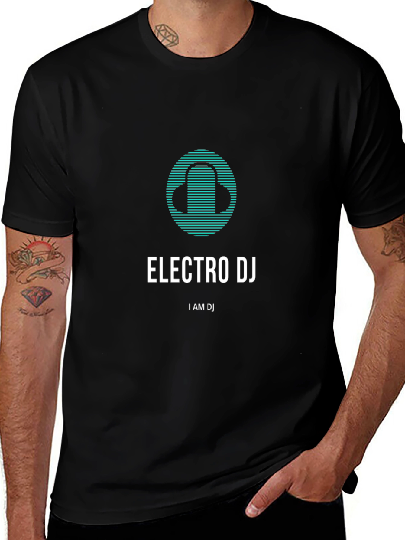 Electro DJ Graphic Tee - Stylish Music Lover T-Shirt