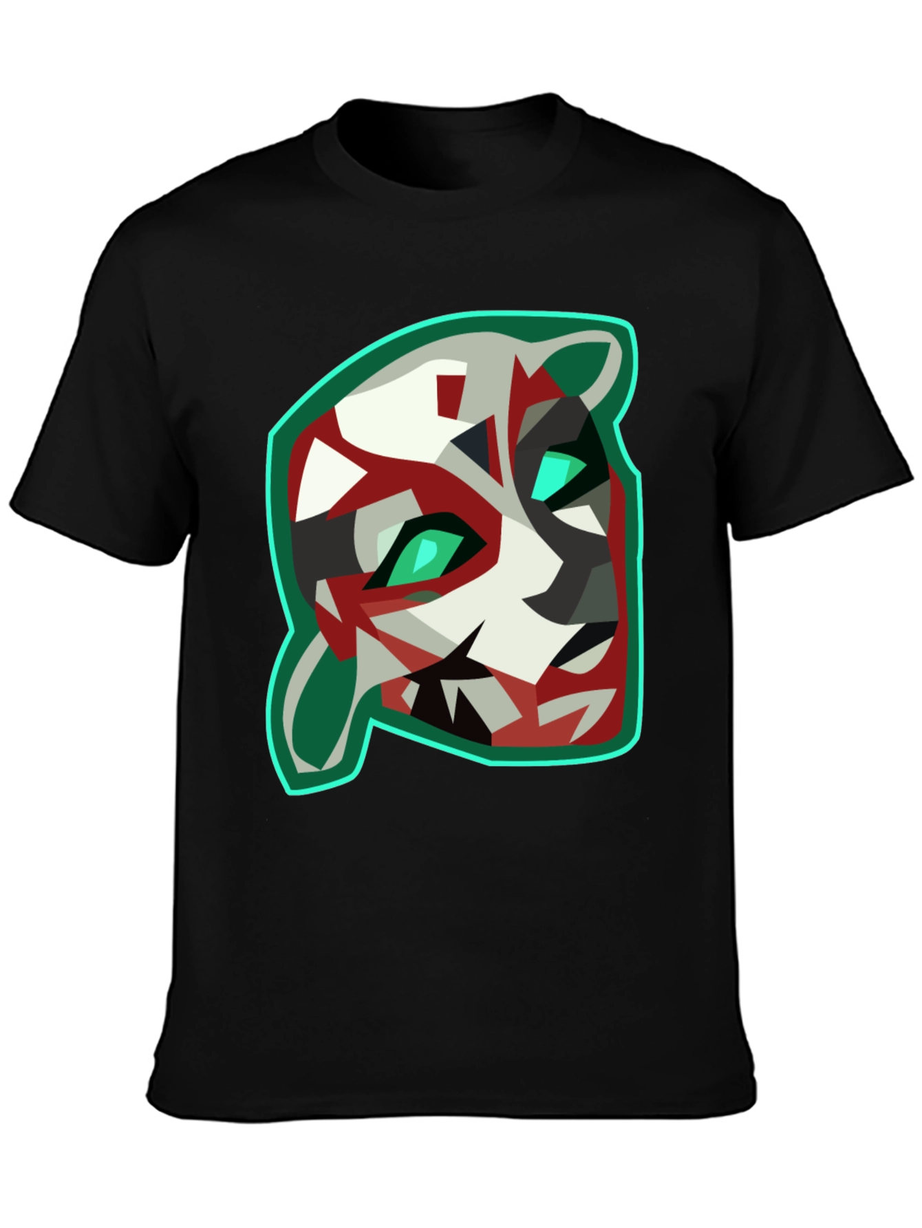 Geometric Animal Graphic Tee - Cool & Modern