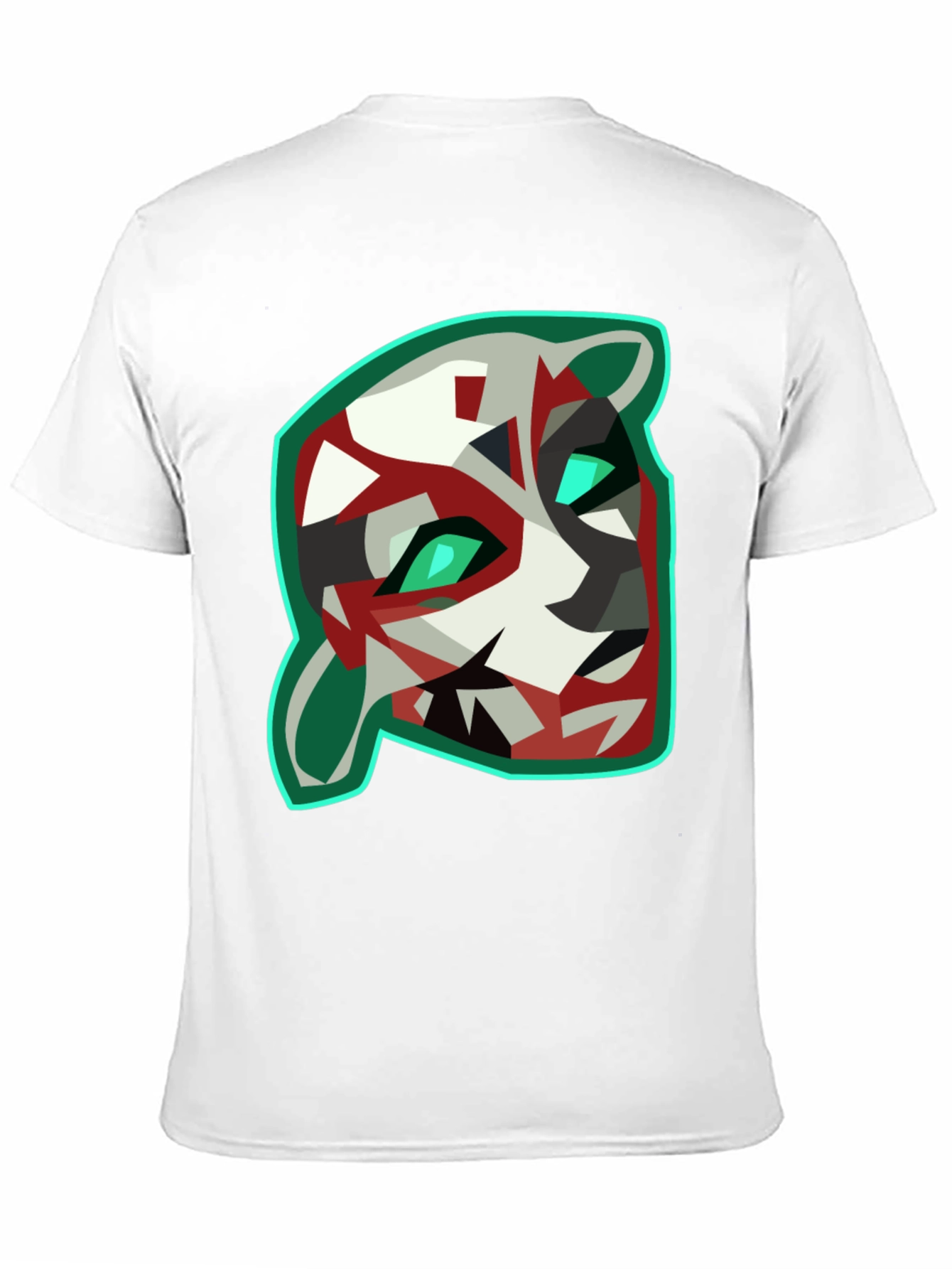 Geometric Animal Graphic Tee - Cool & Modern