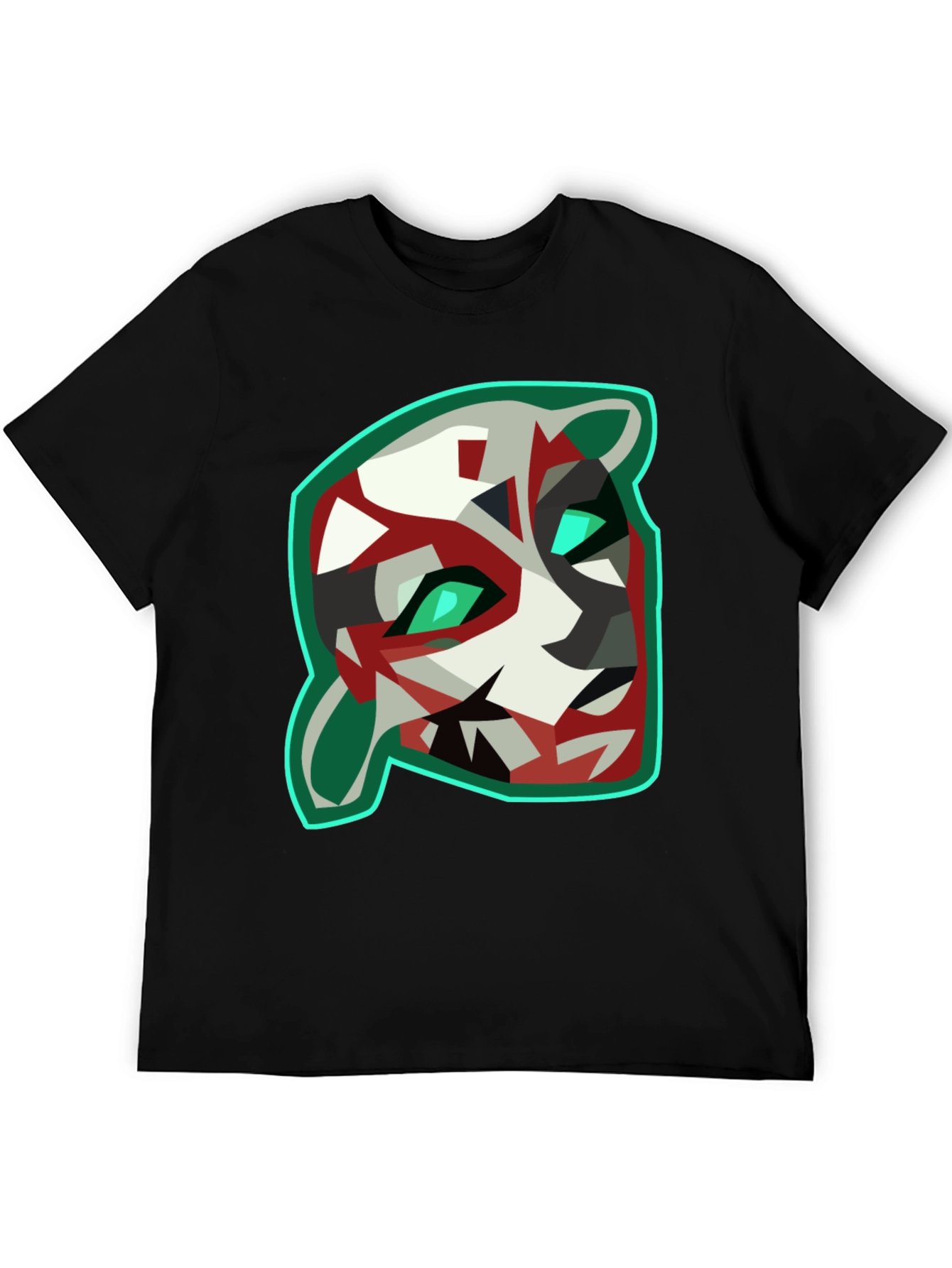 Geometric Animal Graphic Tee - Cool & Modern