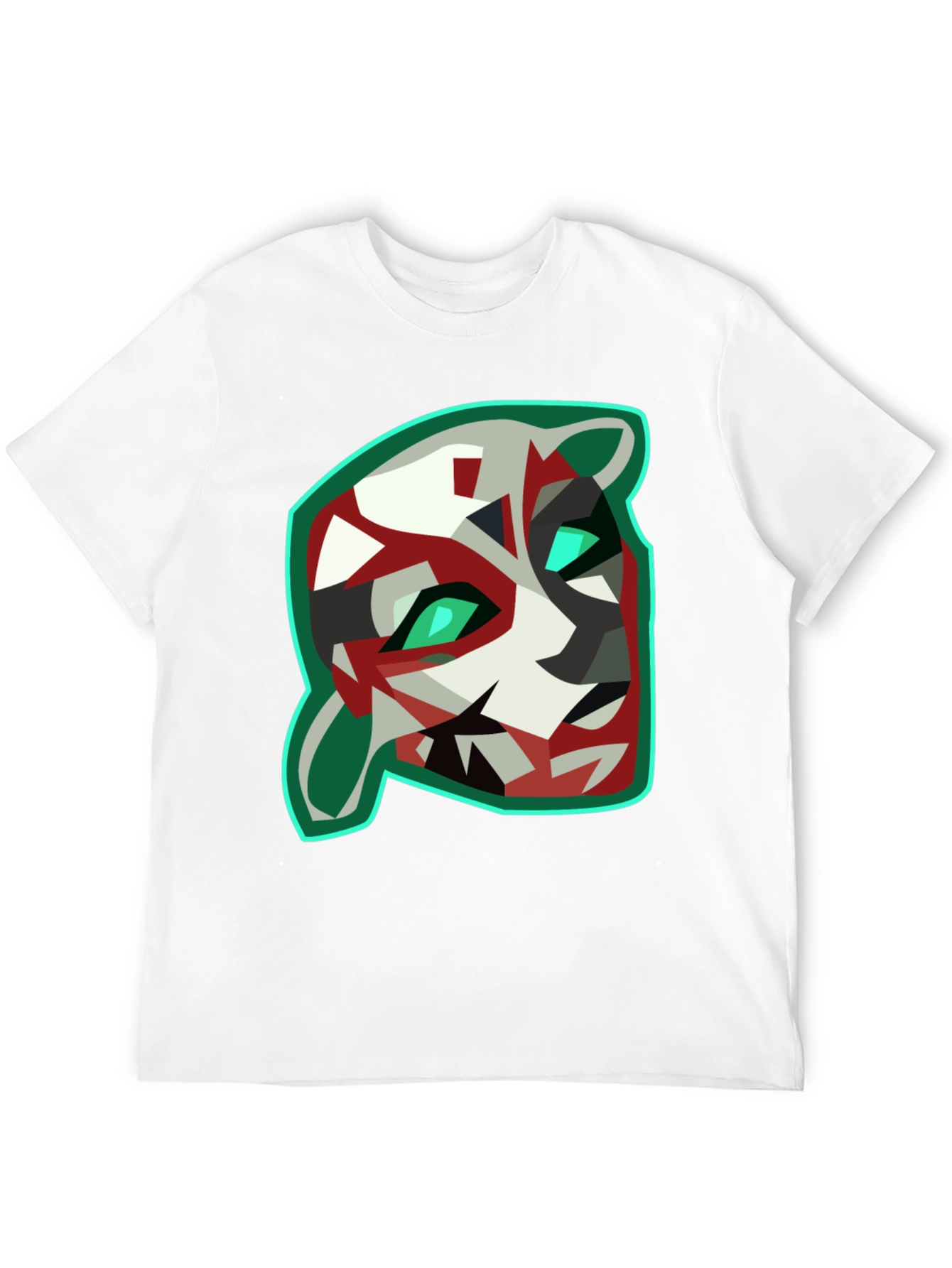 Geometric Animal Graphic Tee - Cool & Modern