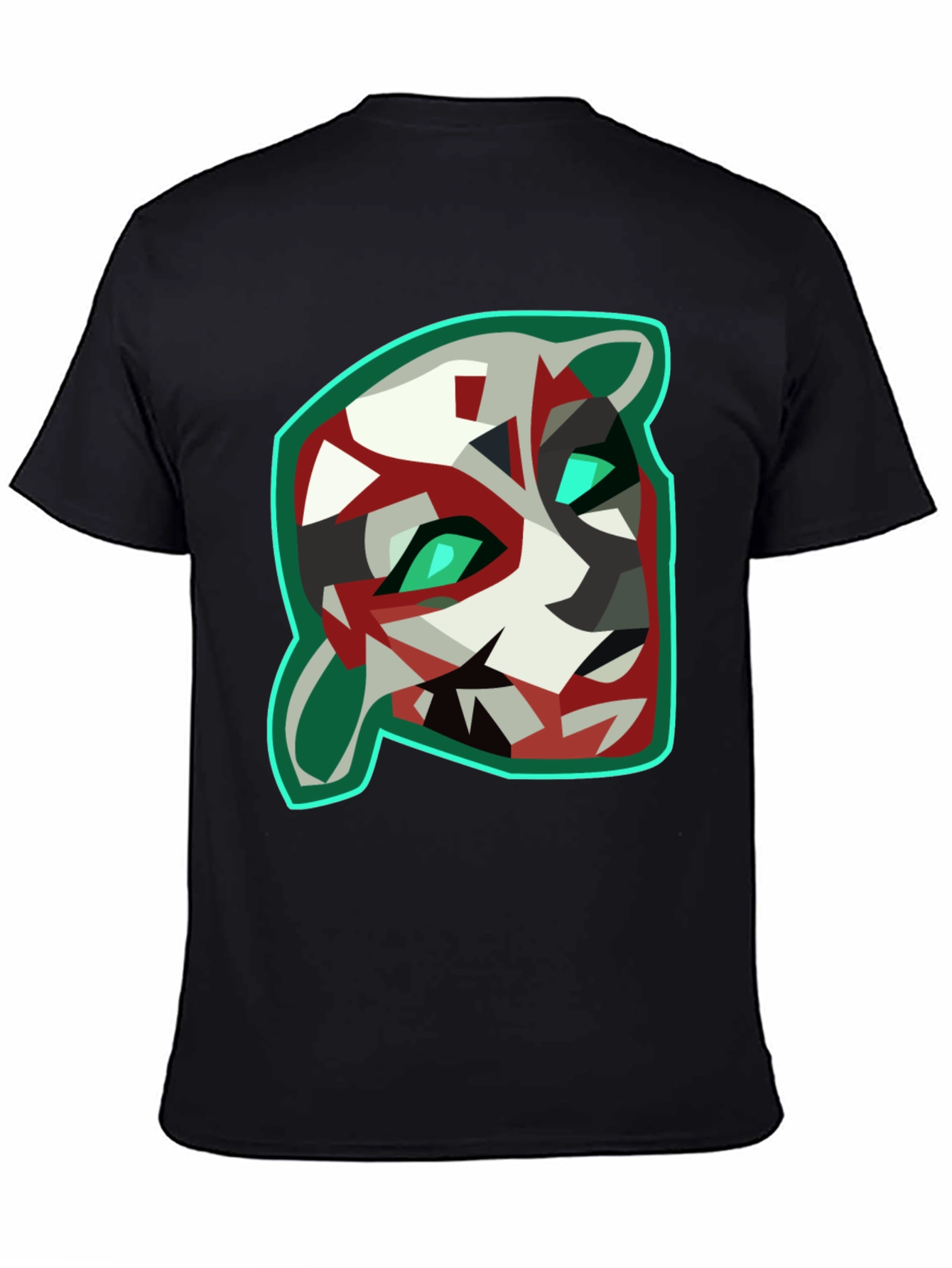Geometric Animal Graphic Tee - Cool & Modern