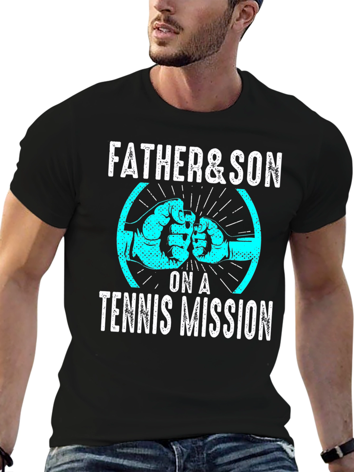 Father & Son Tennis Mission Graphic T-Shirt