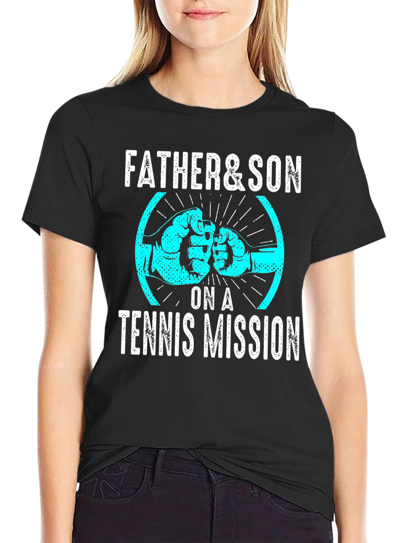 Father & Son Tennis Mission Graphic T-Shirt