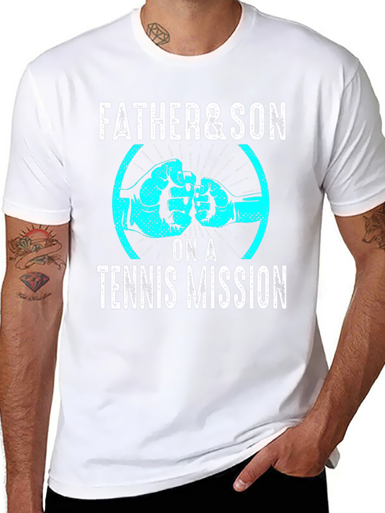Father & Son Tennis Mission Graphic T-Shirt