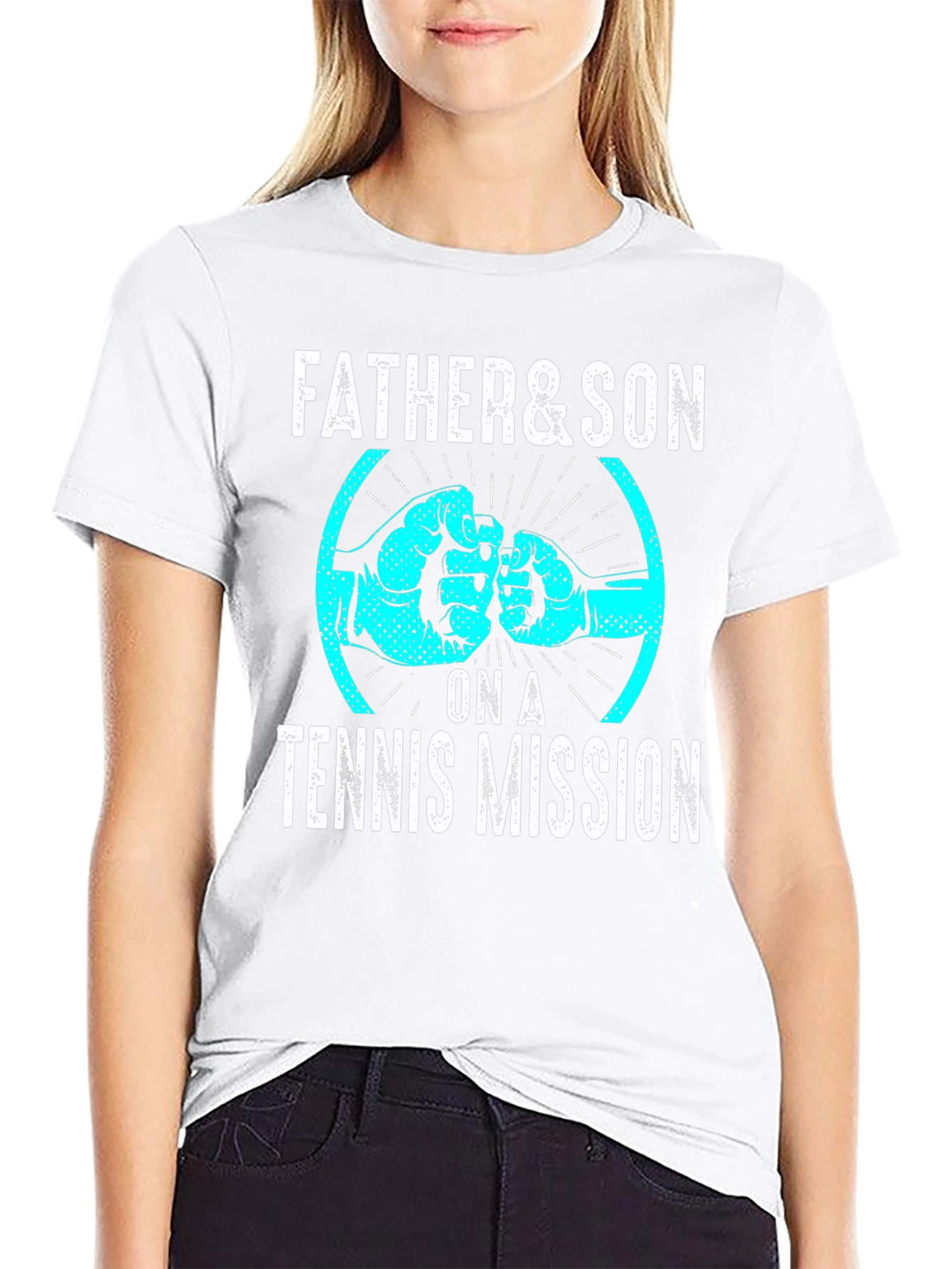 Father & Son Tennis Mission Graphic T-Shirt