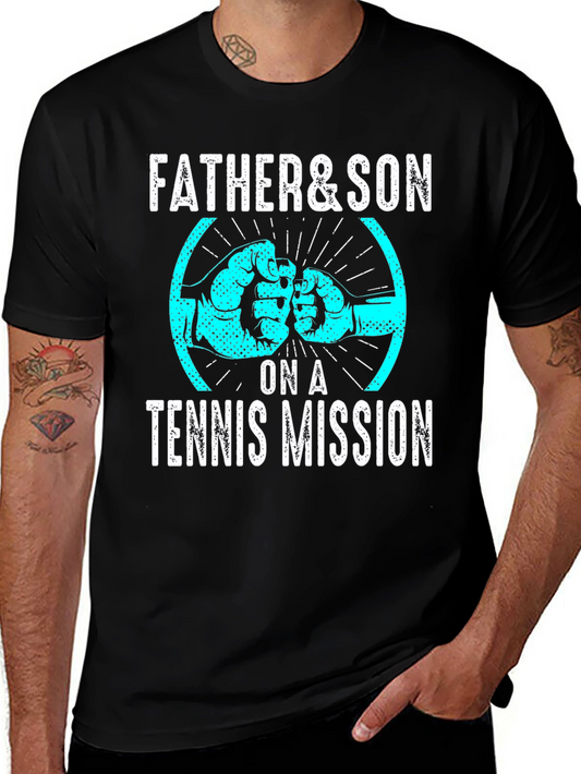 Father & Son Tennis Mission Graphic T-Shirt