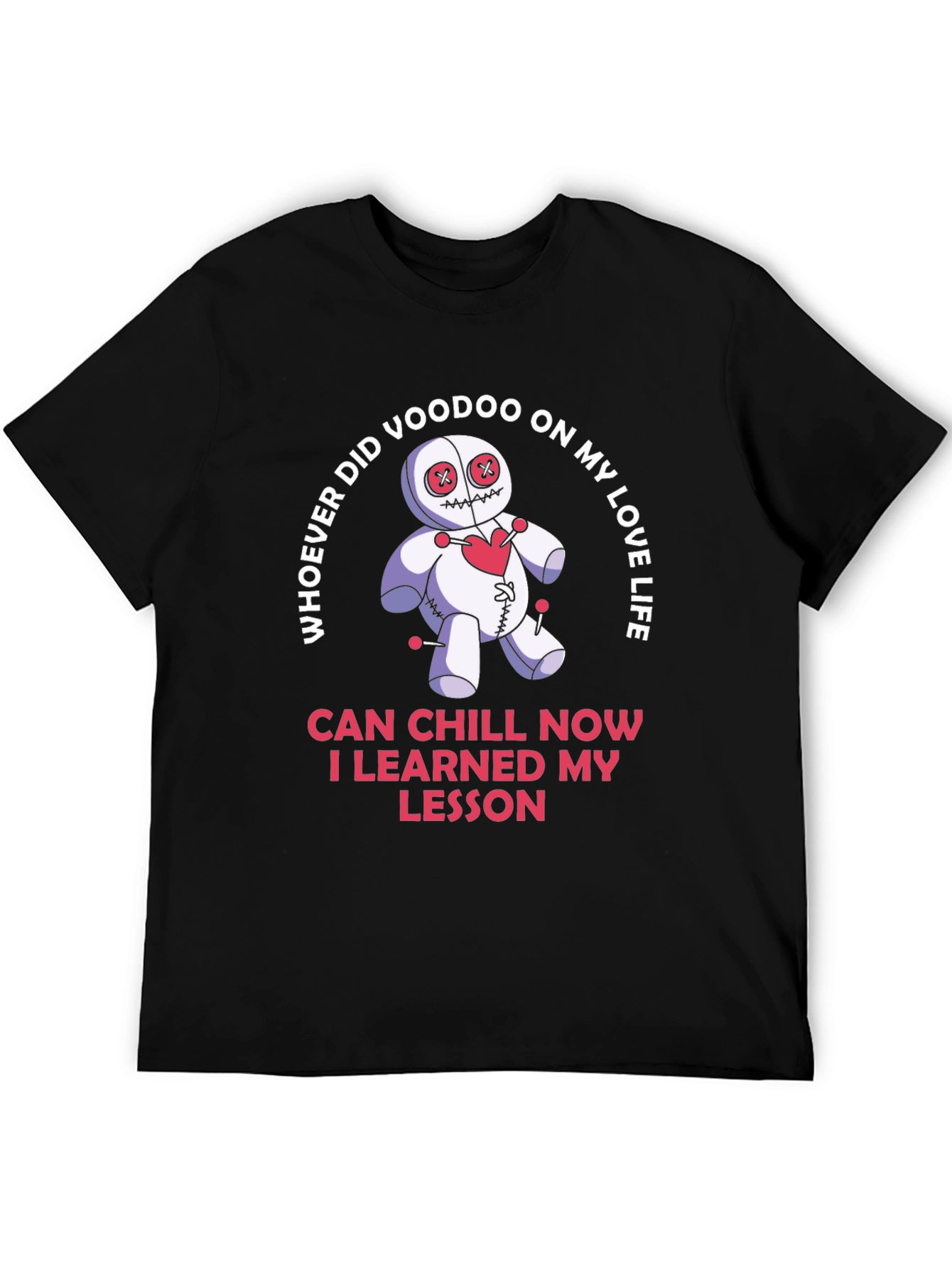 Voodoo Doll Love Life Funny Graphic Tee