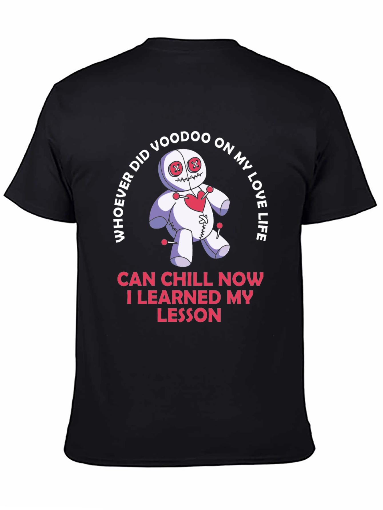 Voodoo Doll Love Life Funny Graphic Tee