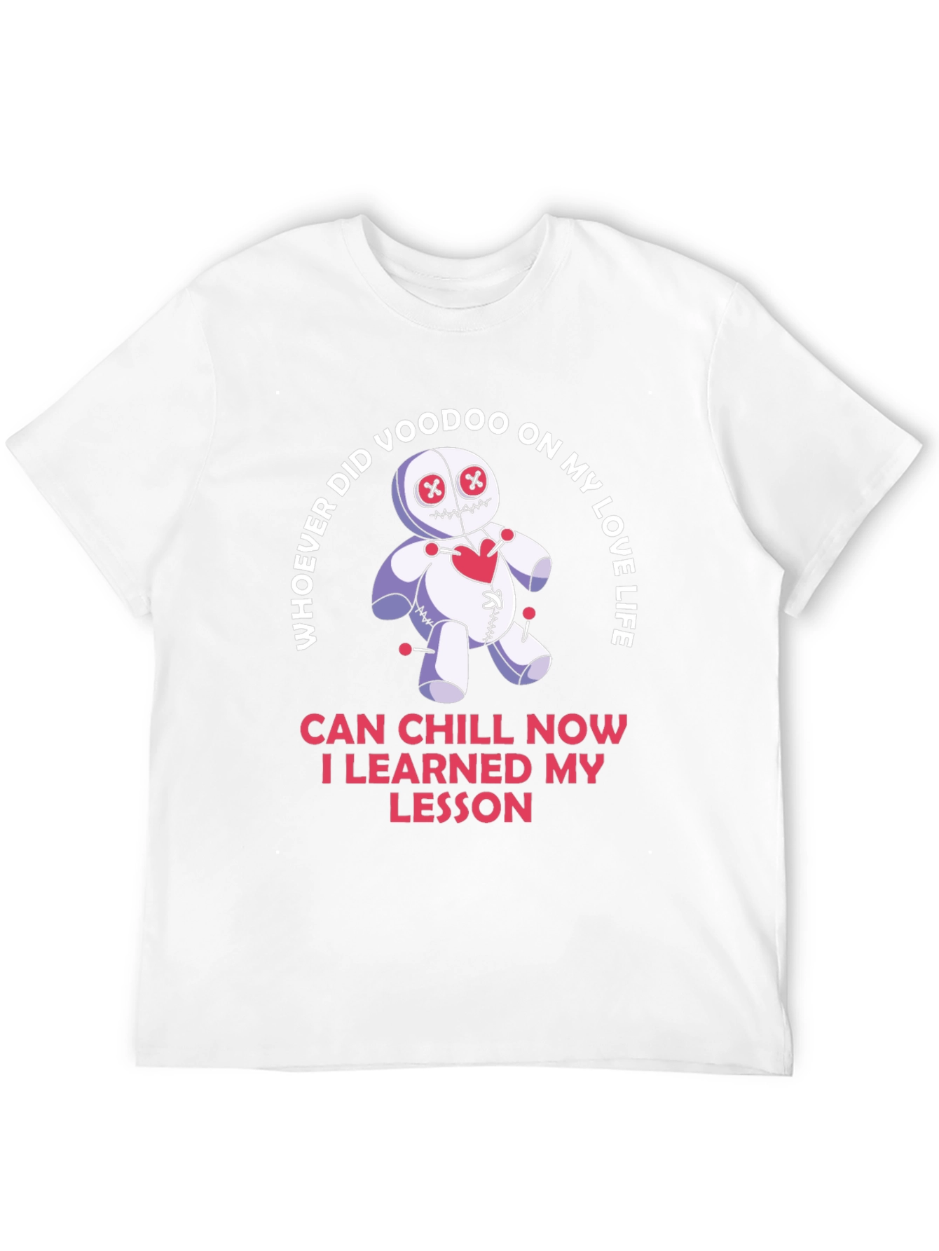 Voodoo Doll Love Life Funny Graphic Tee