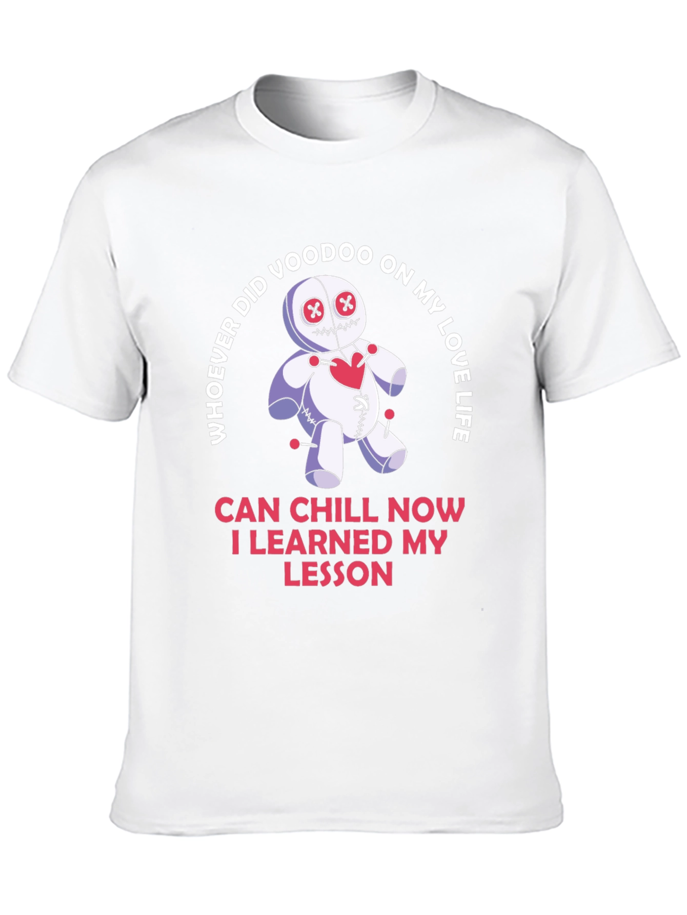 Voodoo Doll Love Life Funny Graphic Tee
