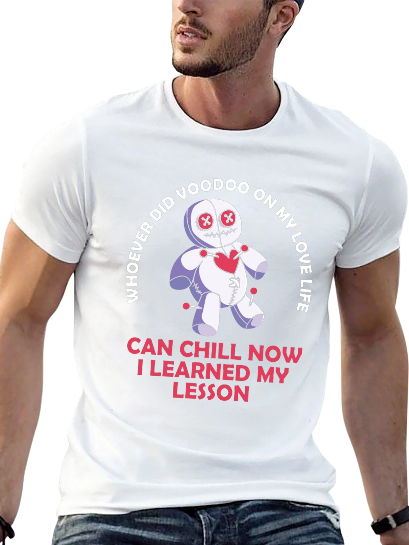 Voodoo Doll Love Life Funny Graphic Tee