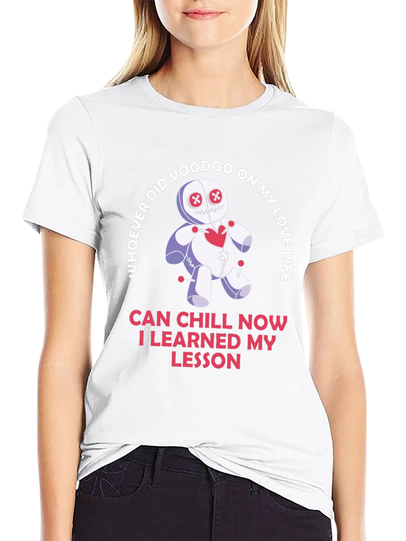Voodoo Doll Love Life Funny Graphic Tee