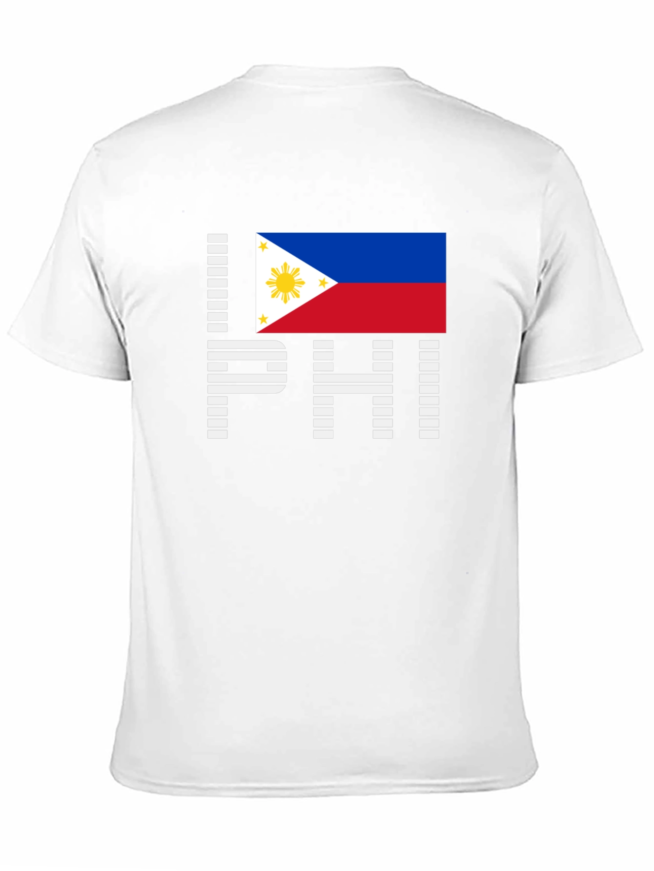 I Love PHI Philippines Flag Graphic T-Shirt