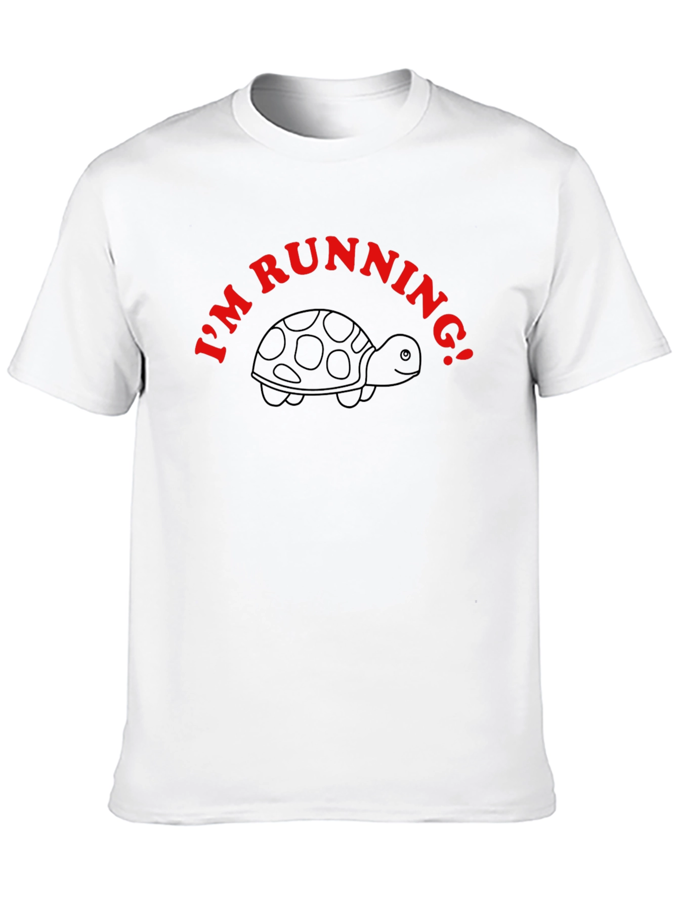 Im Running Turtle Black T-Shirt