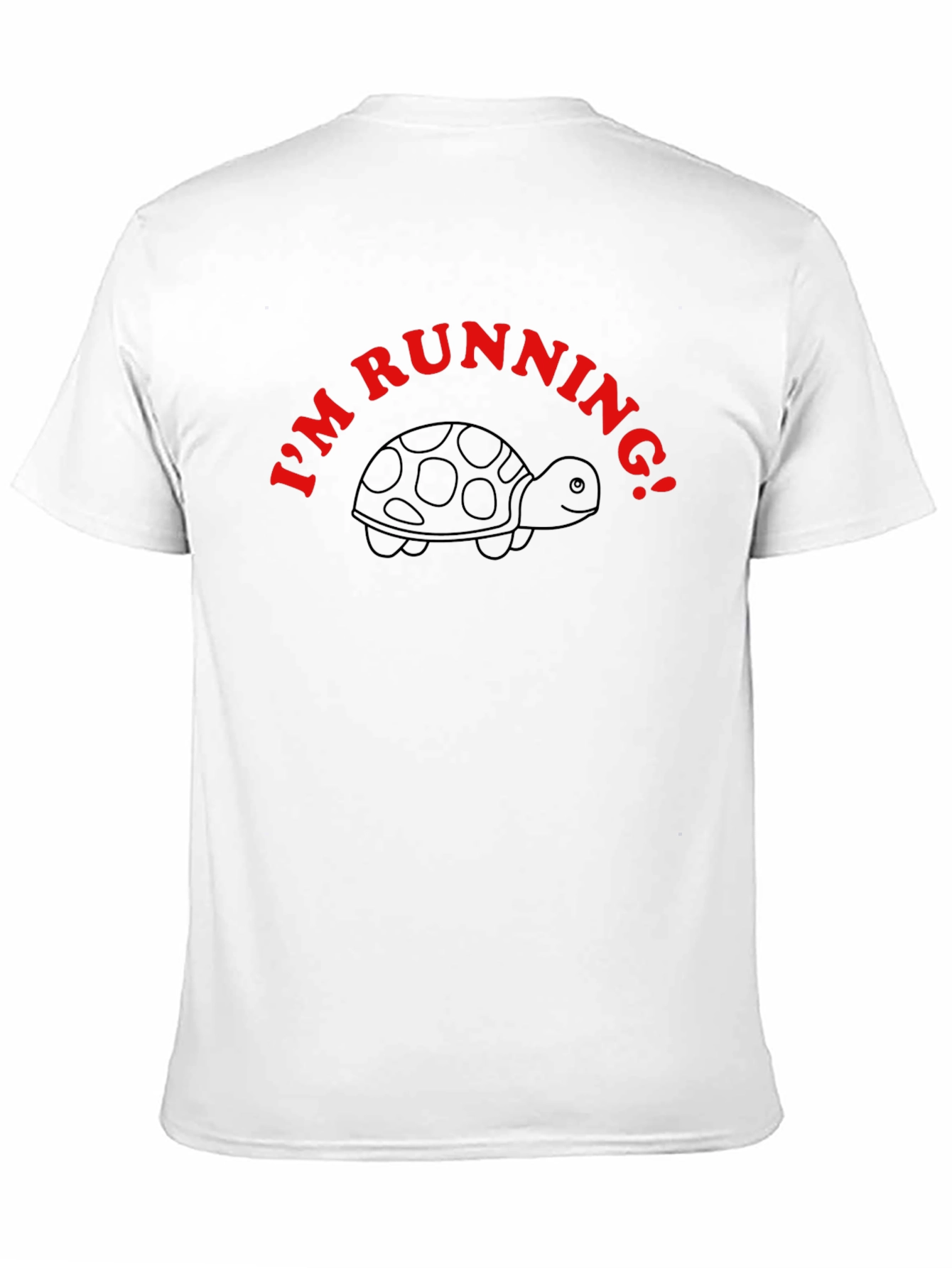 Im Running Turtle Black T-Shirt