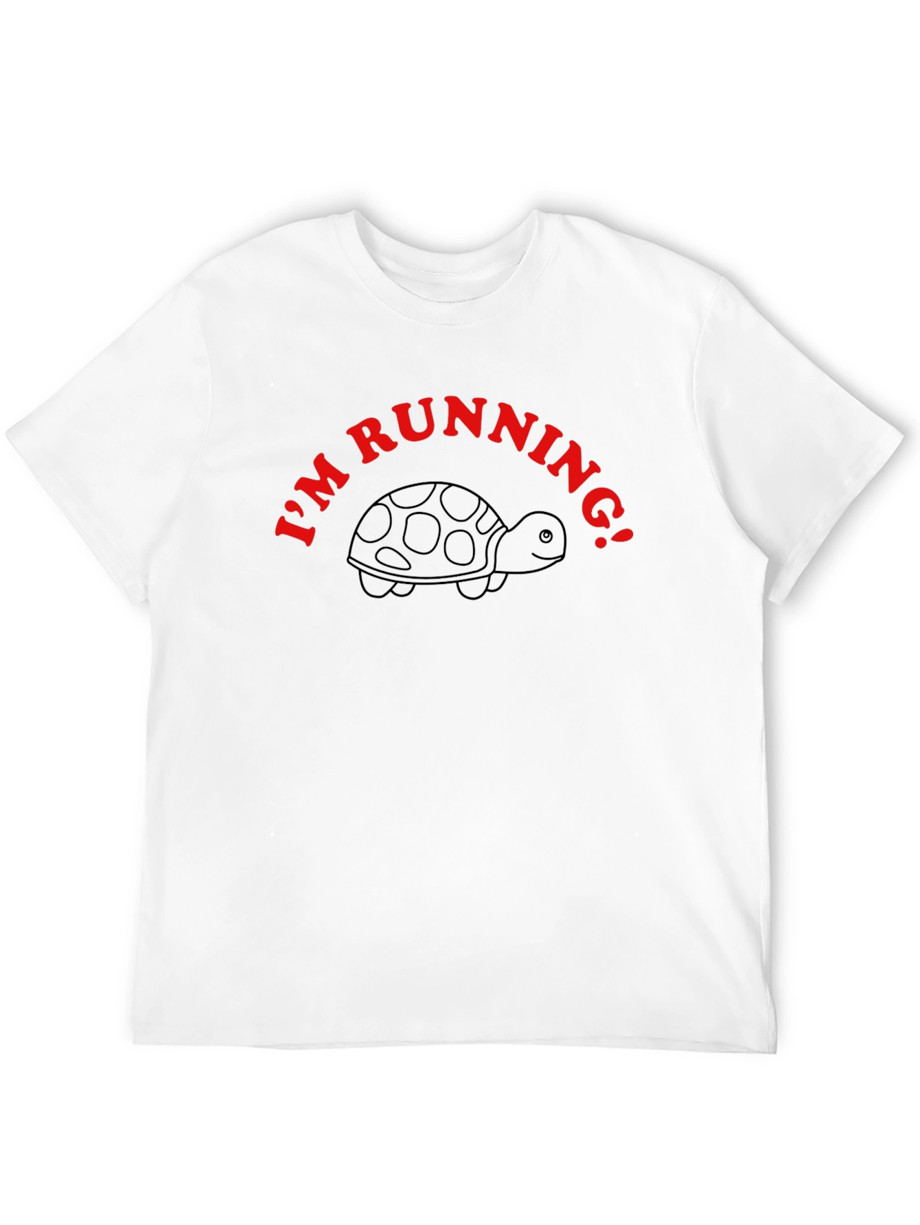 Im Running Turtle Black T-Shirt