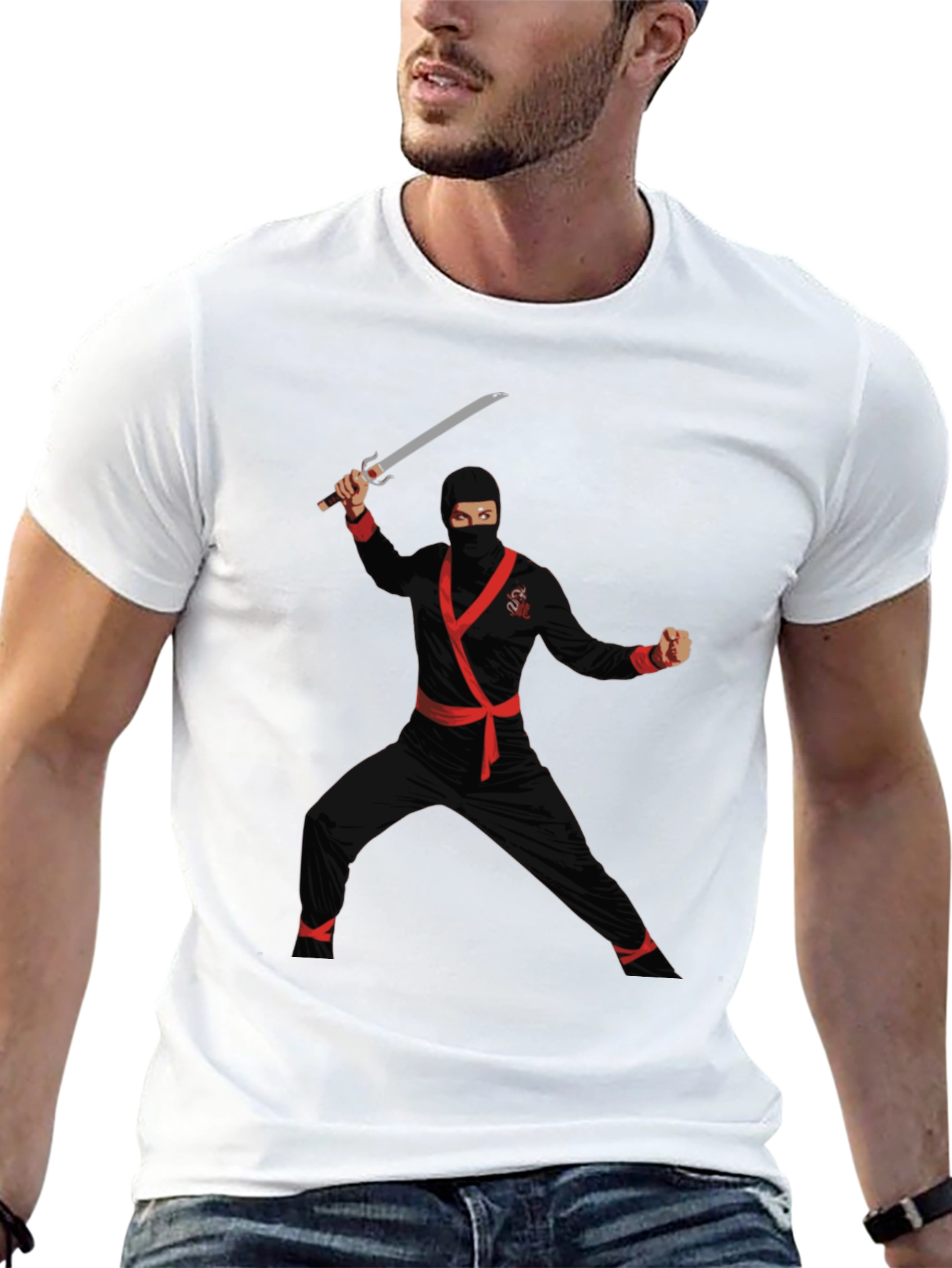 Ninja Graphic T-Shirt - Martial Arts Tee