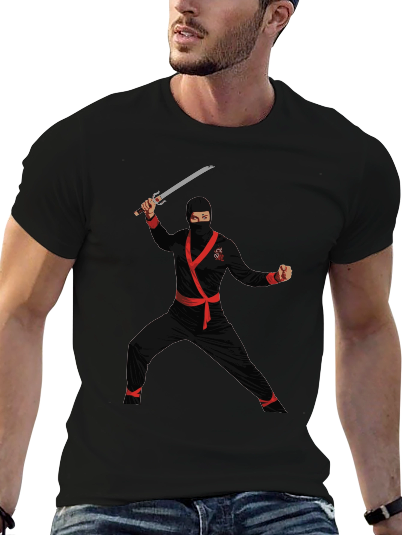 Ninja Graphic T-Shirt - Martial Arts Tee