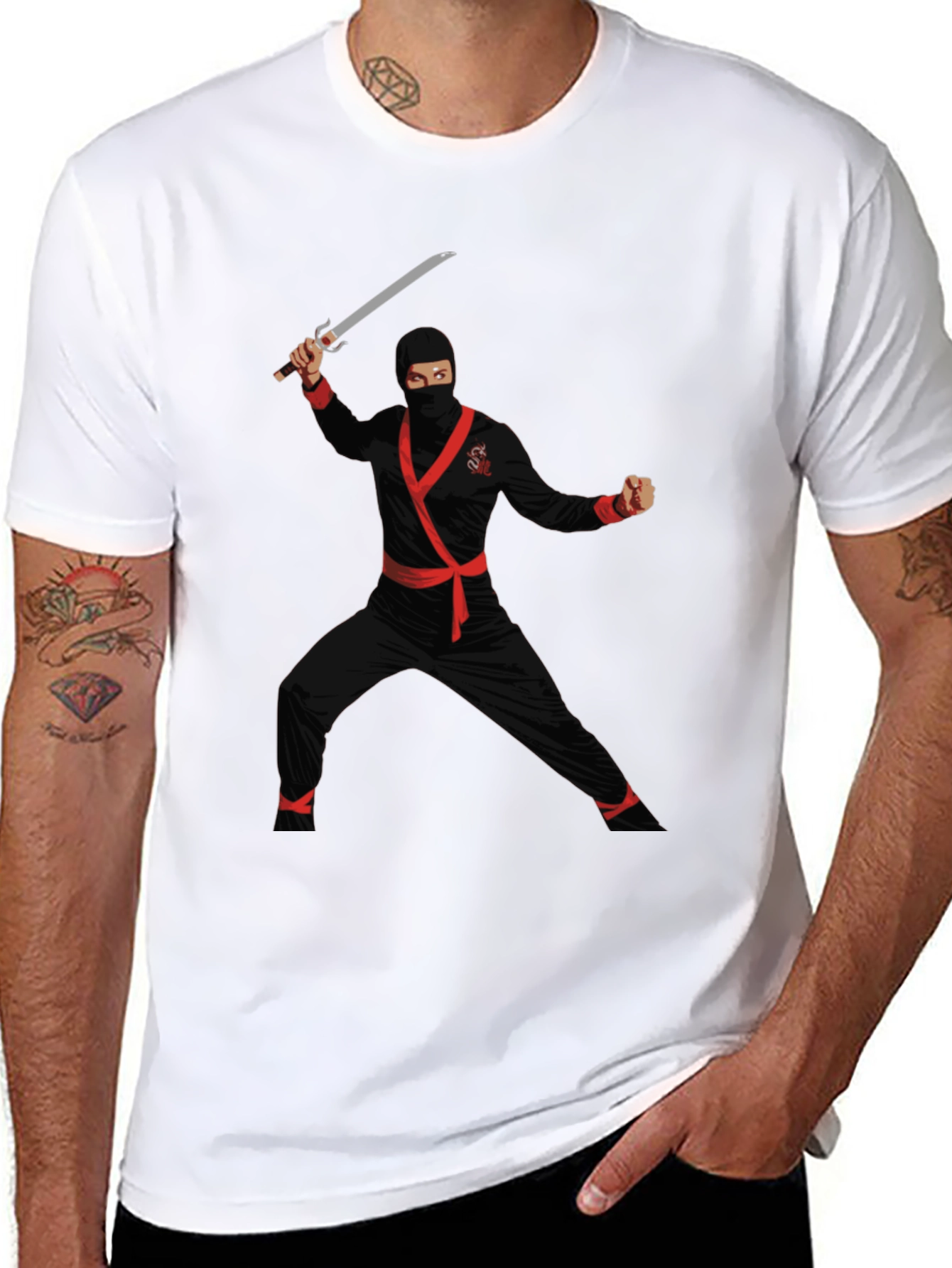 Ninja Graphic T-Shirt - Martial Arts Tee