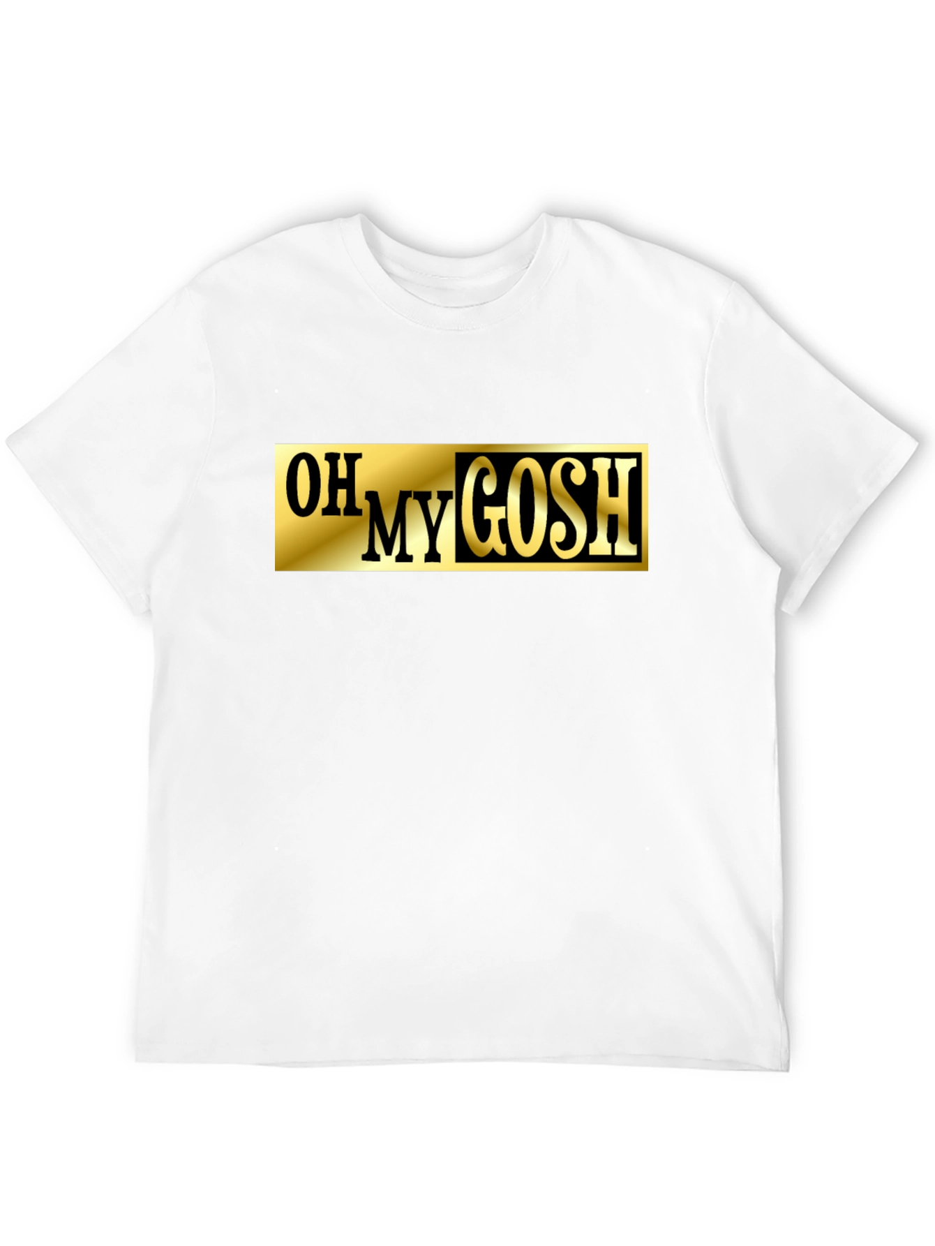 Oh My Gosh Black Graphic T-Shirt