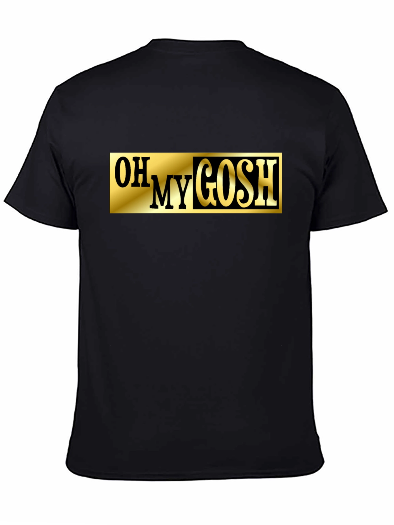 Oh My Gosh Black Graphic T-Shirt